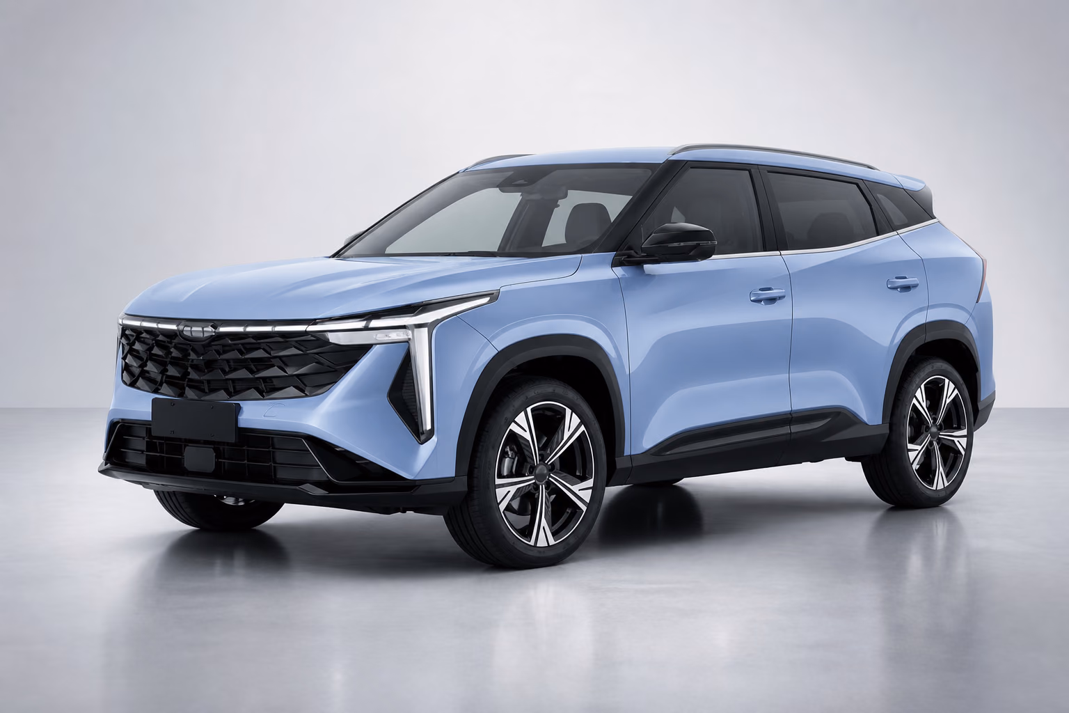 Geely Cityray в светло-серой студии