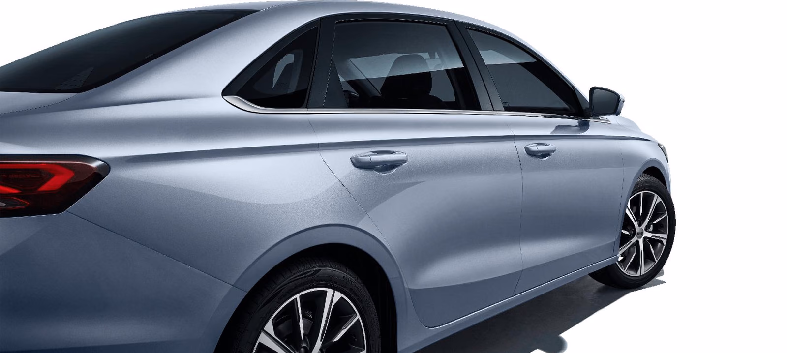 Заднее крыло и силуэт Geely Emgrand