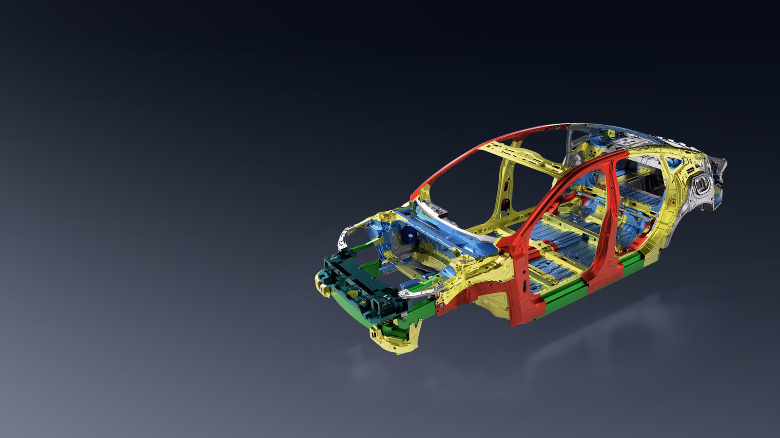 Силовой каркас кузова Geely Galaxy E8