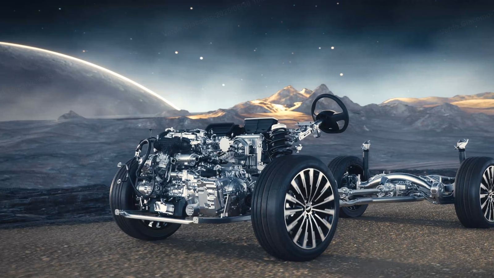 Силовая установка и платформа Geely Monjaro
