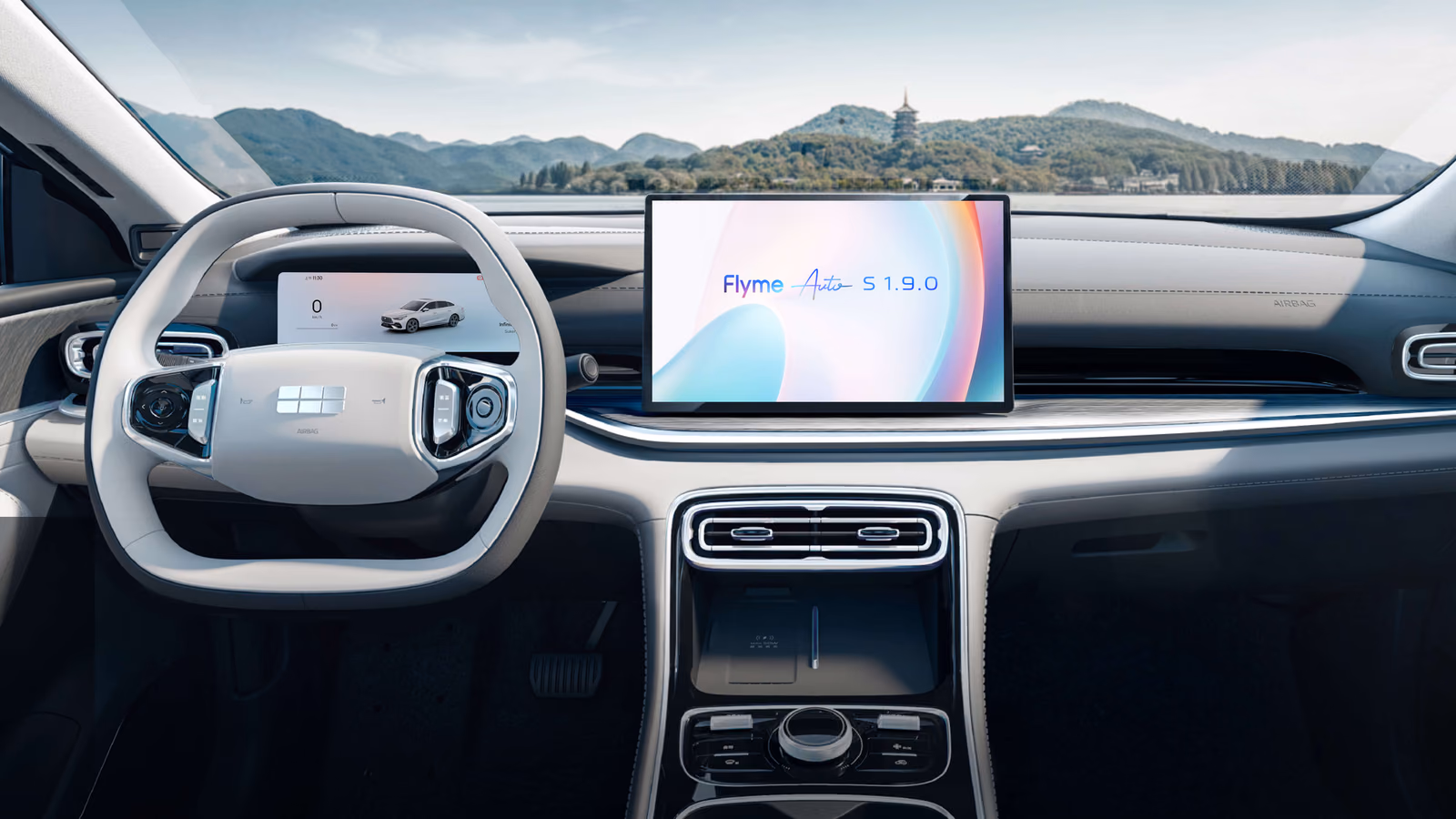Кокпит и экраны Geely Starshine 6