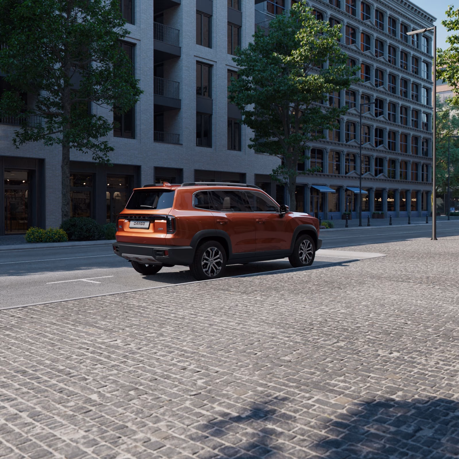 Haval Dargo сзади в три четверти