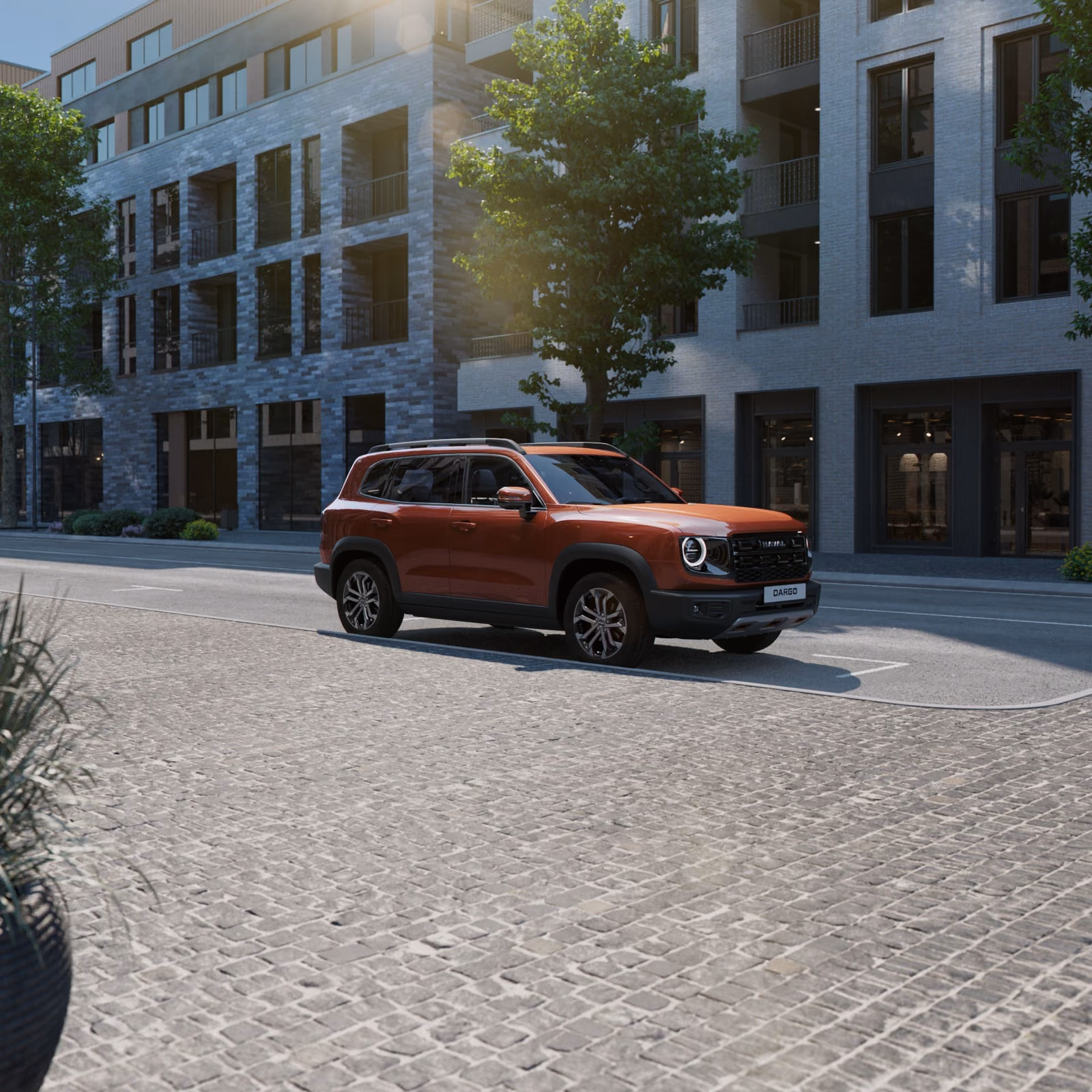 Haval Dargo спереди сбоку