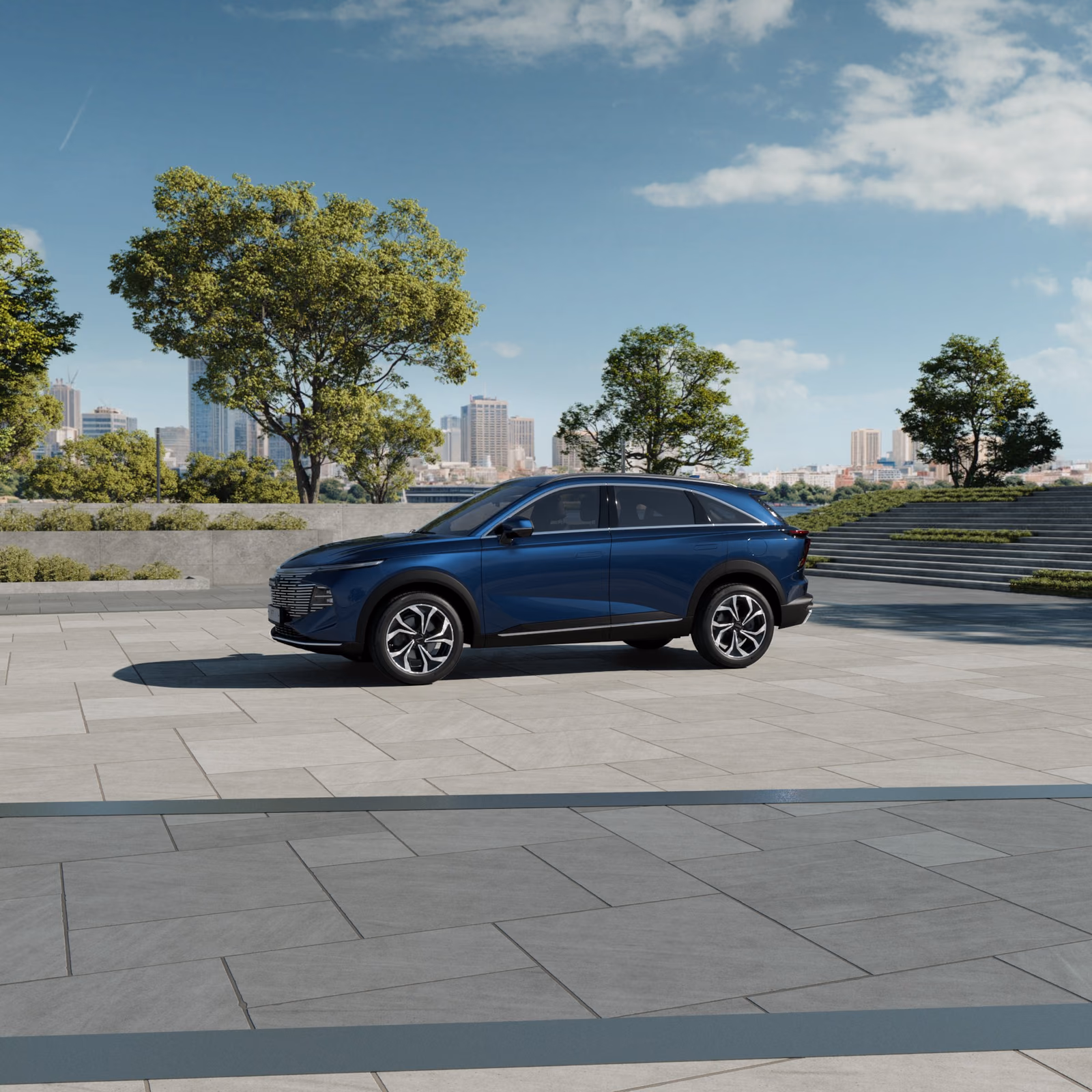 Haval F7 в профиль