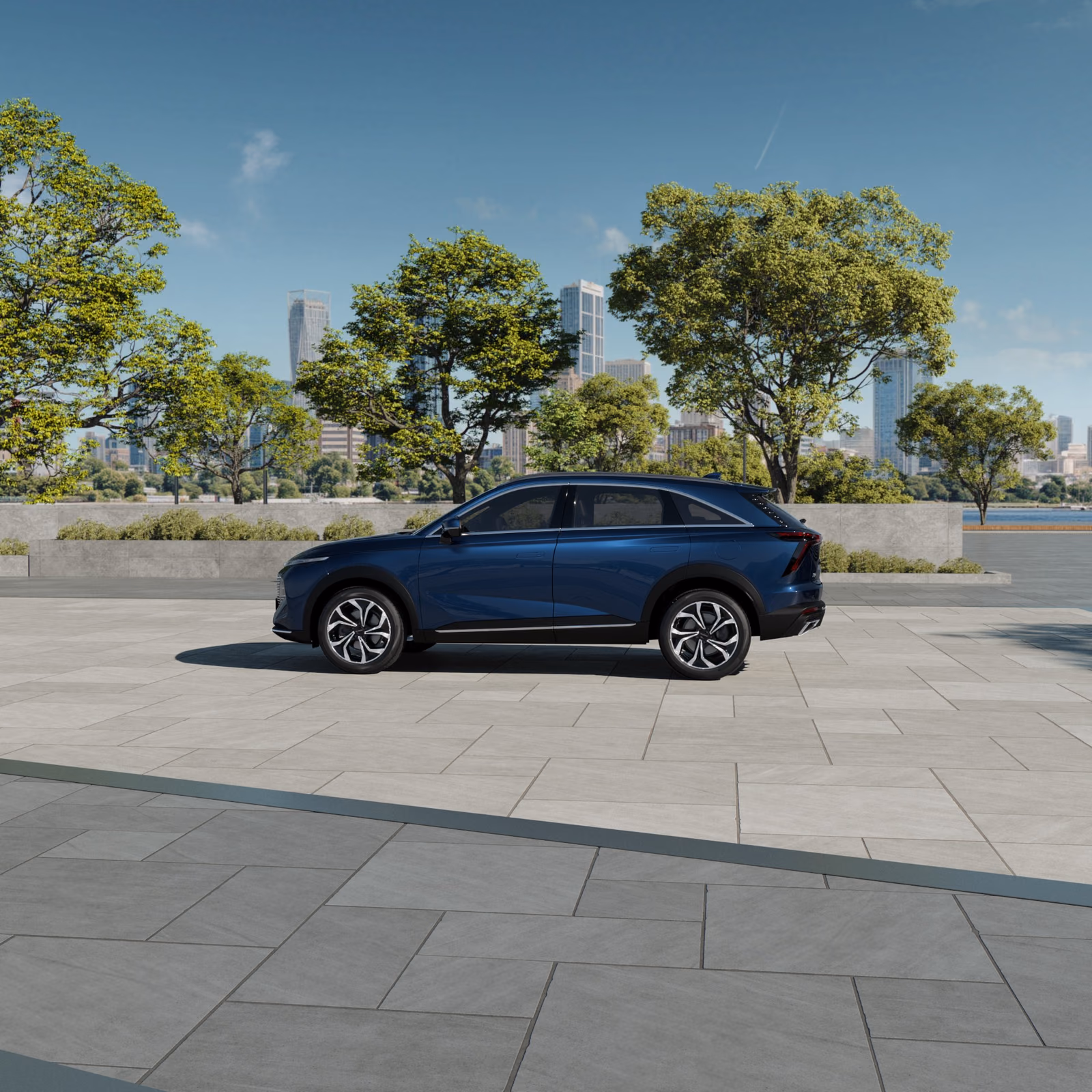 Haval F7 сзади сбоку
