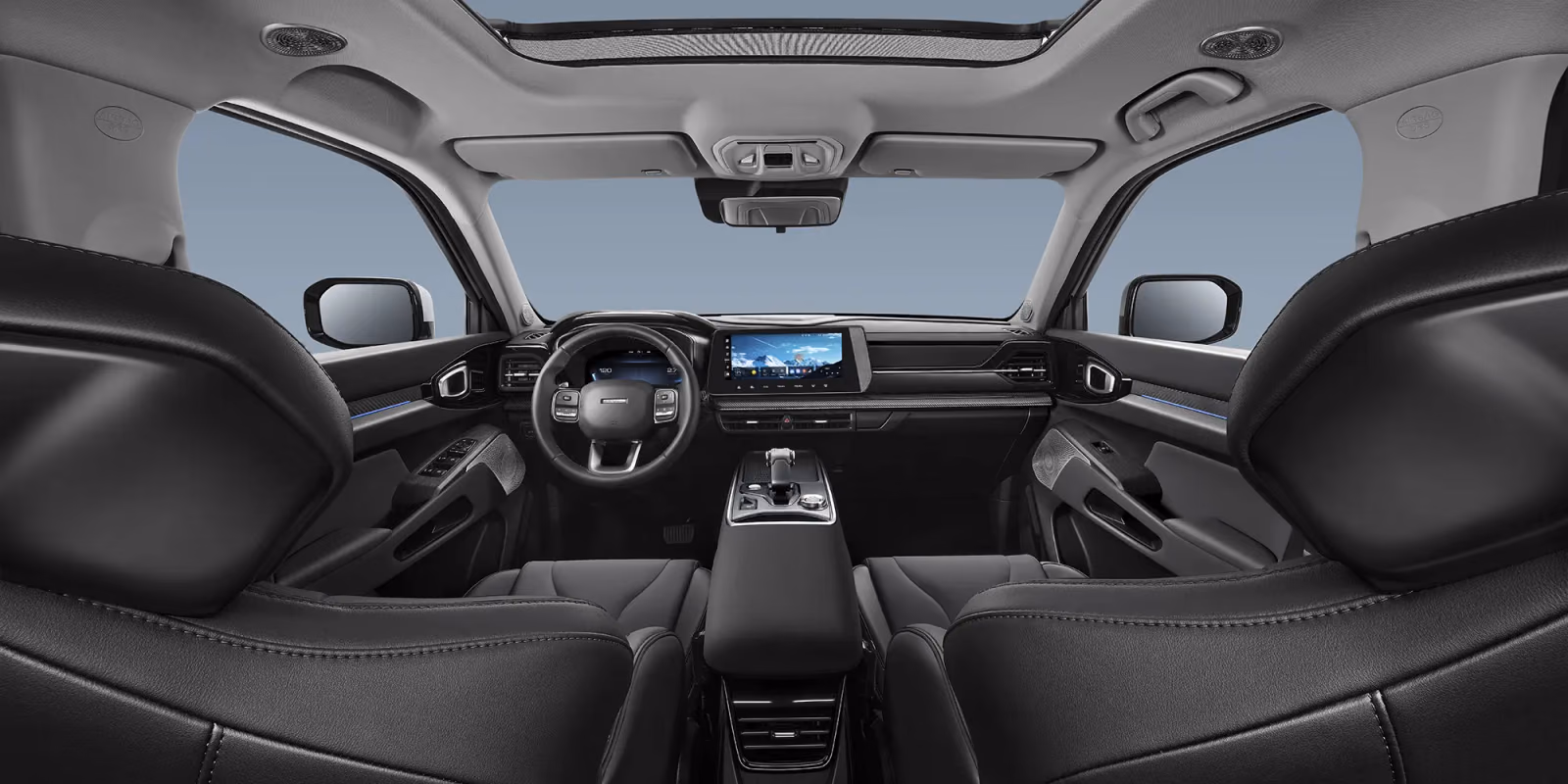 Панорамный обзор салона Haval H3