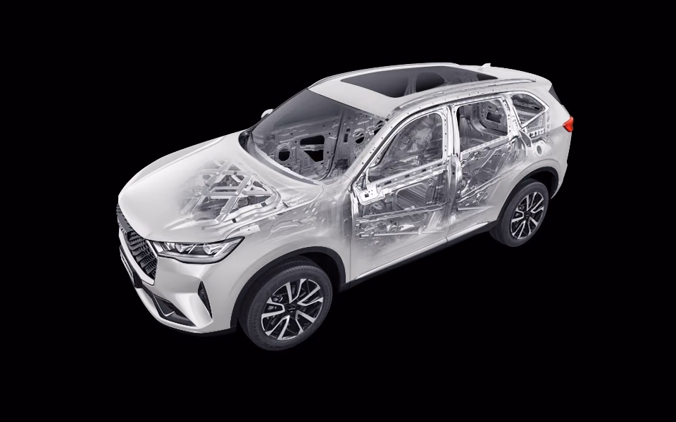 Силовая структура кузова Haval H6S