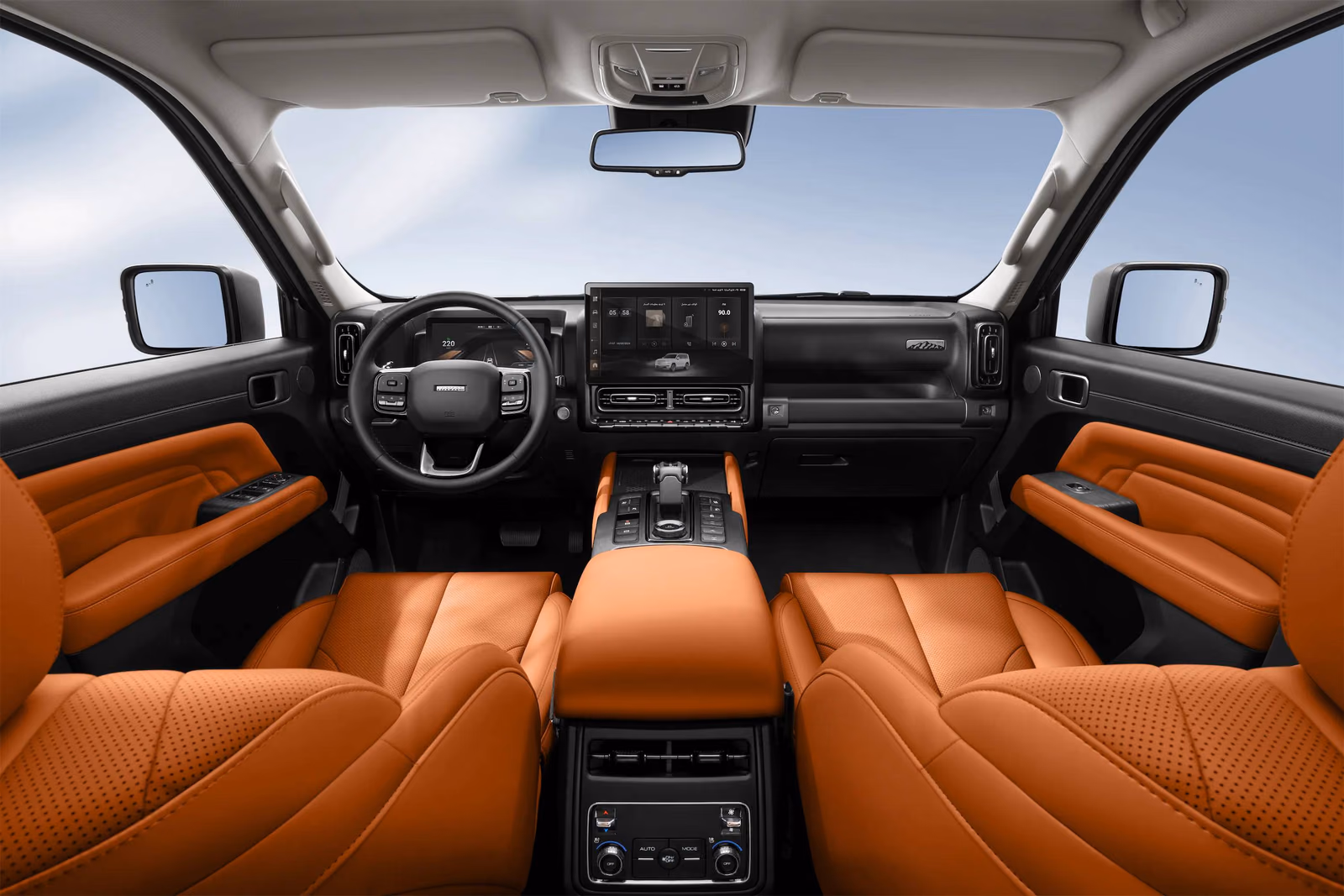 Передняя панель и руль Haval H9