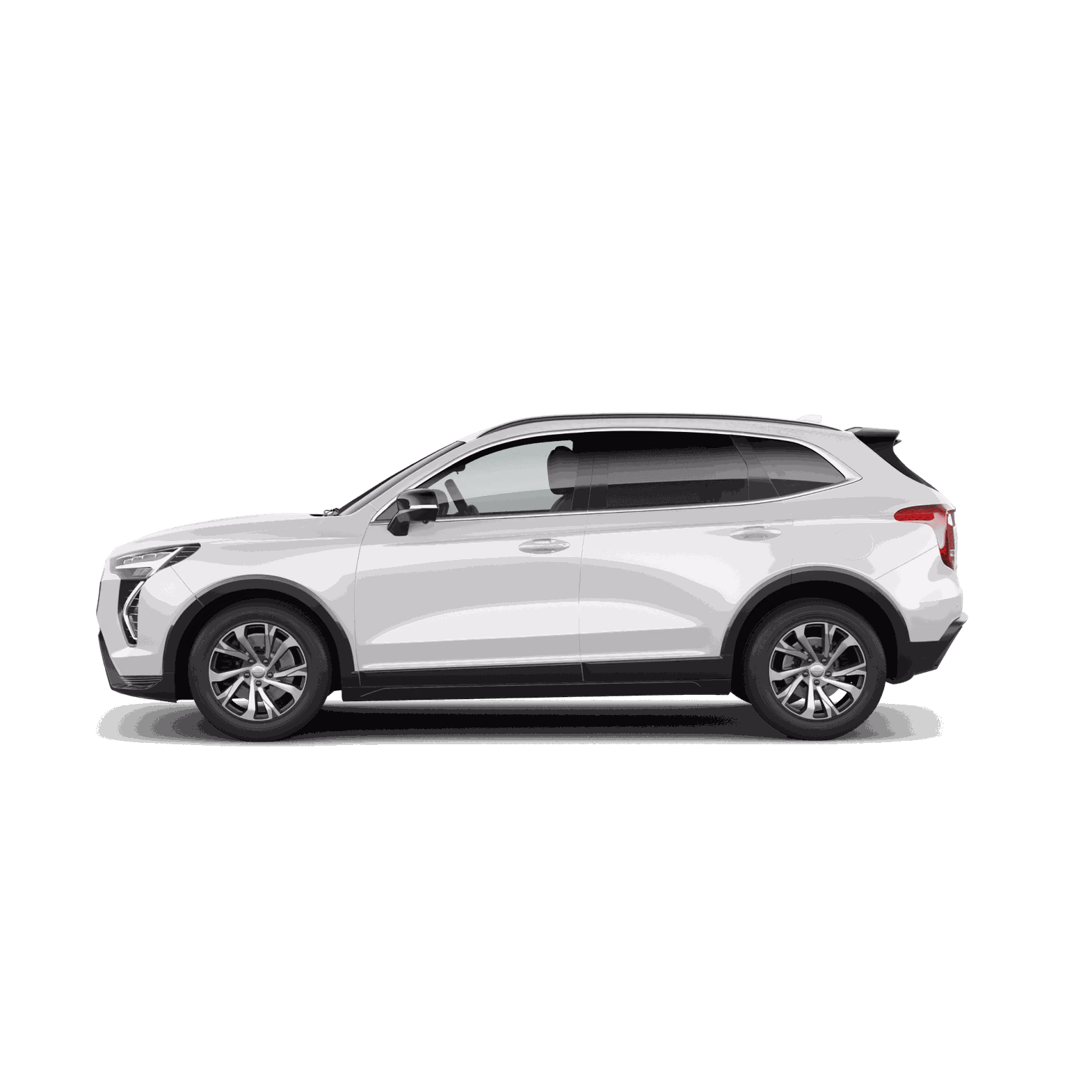 Белый Haval Jolion, профиль кузова