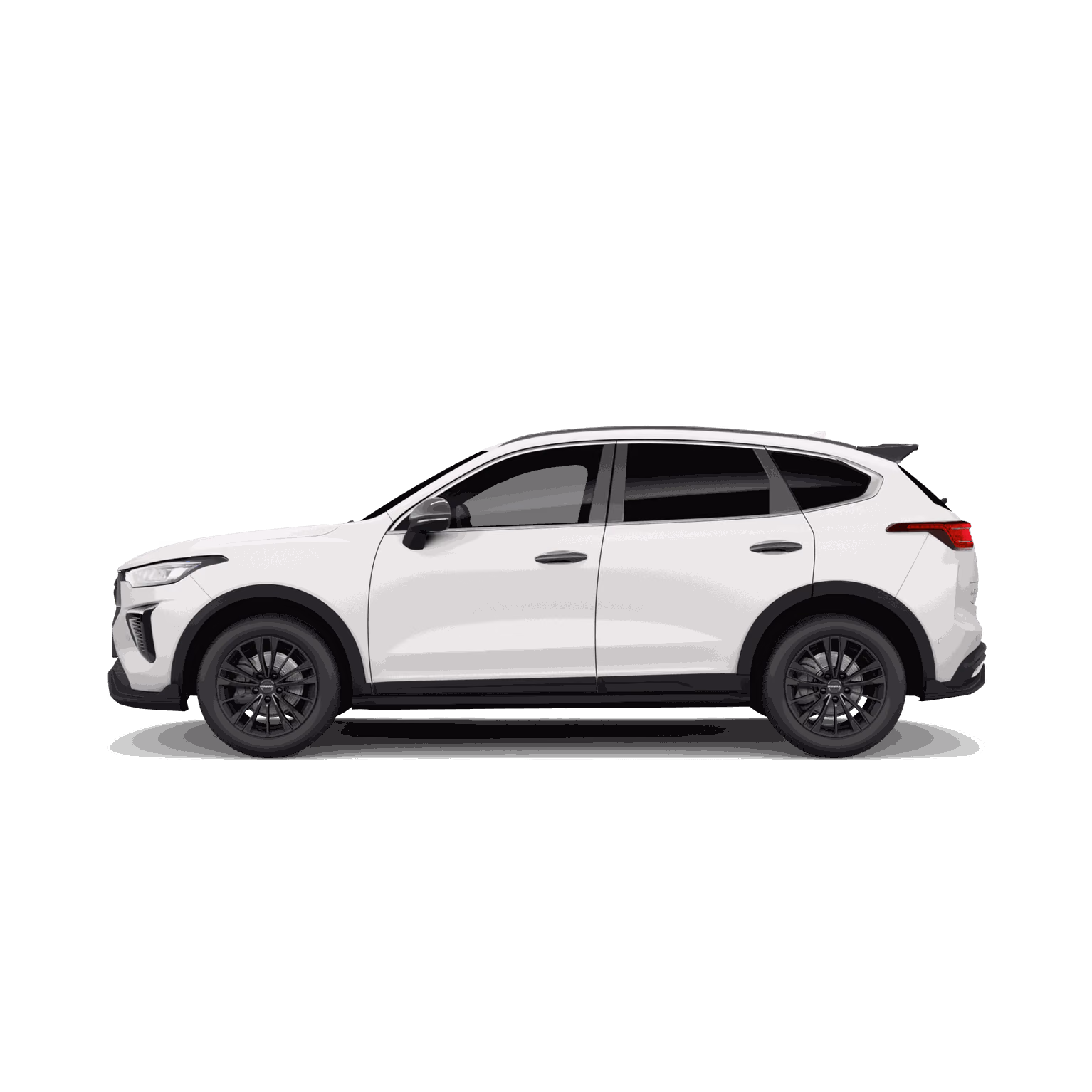 Белый Haval Jolion, вид сбоку