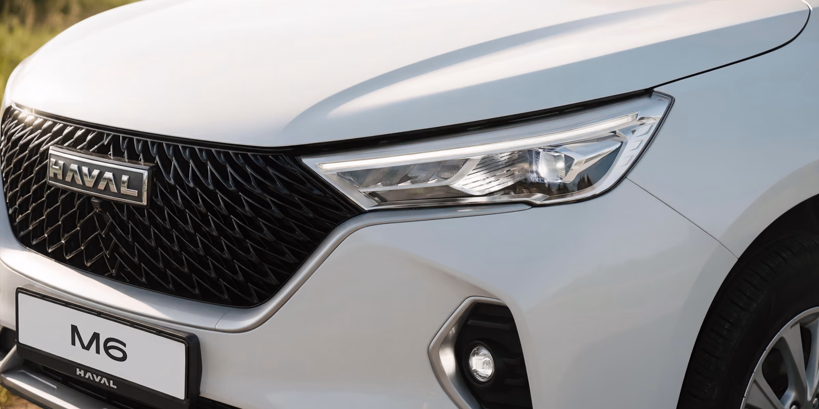 Решётка радиатора и оптика Haval M6