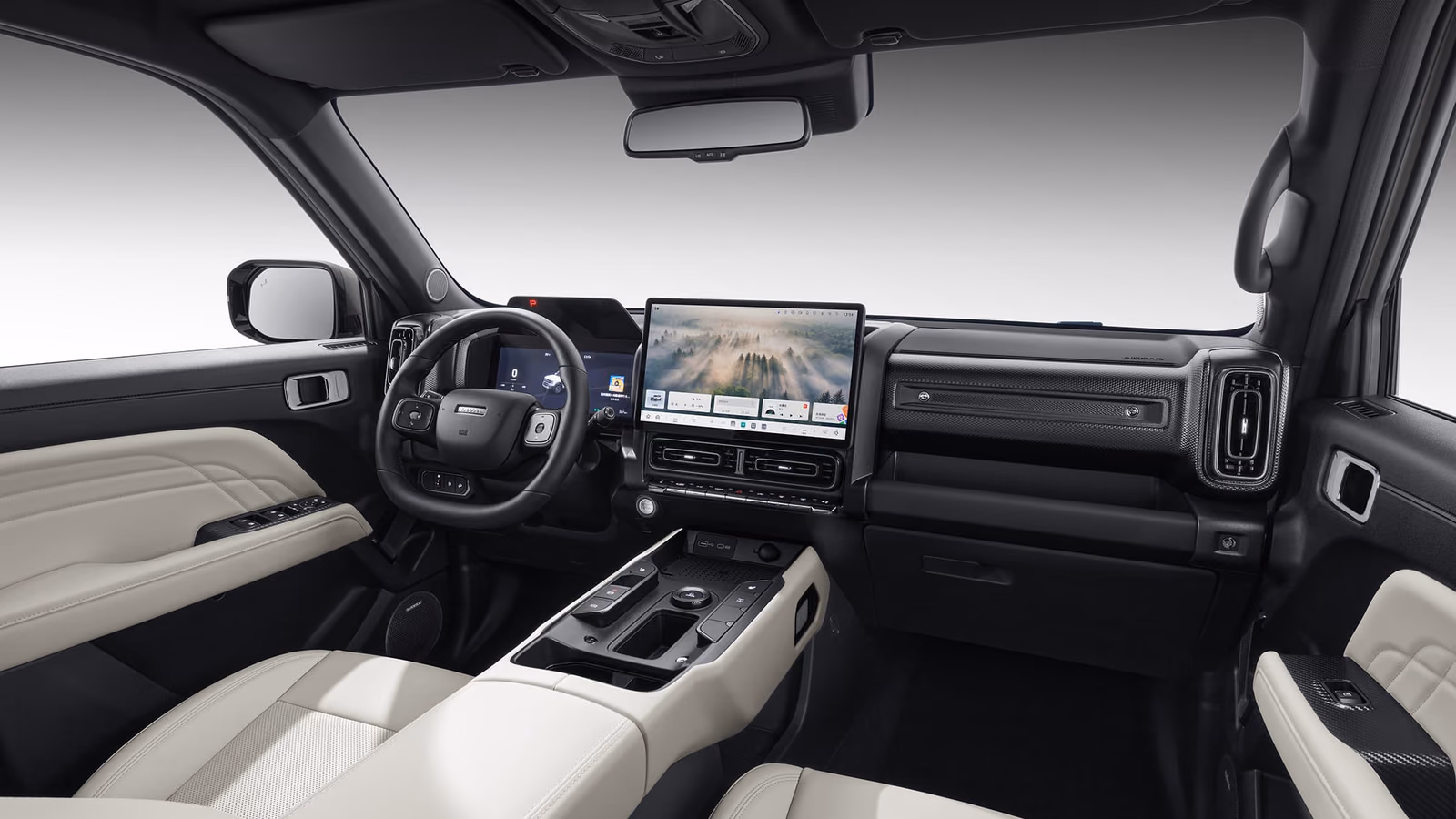 Haval Raptor 2026 — передняя часть салона