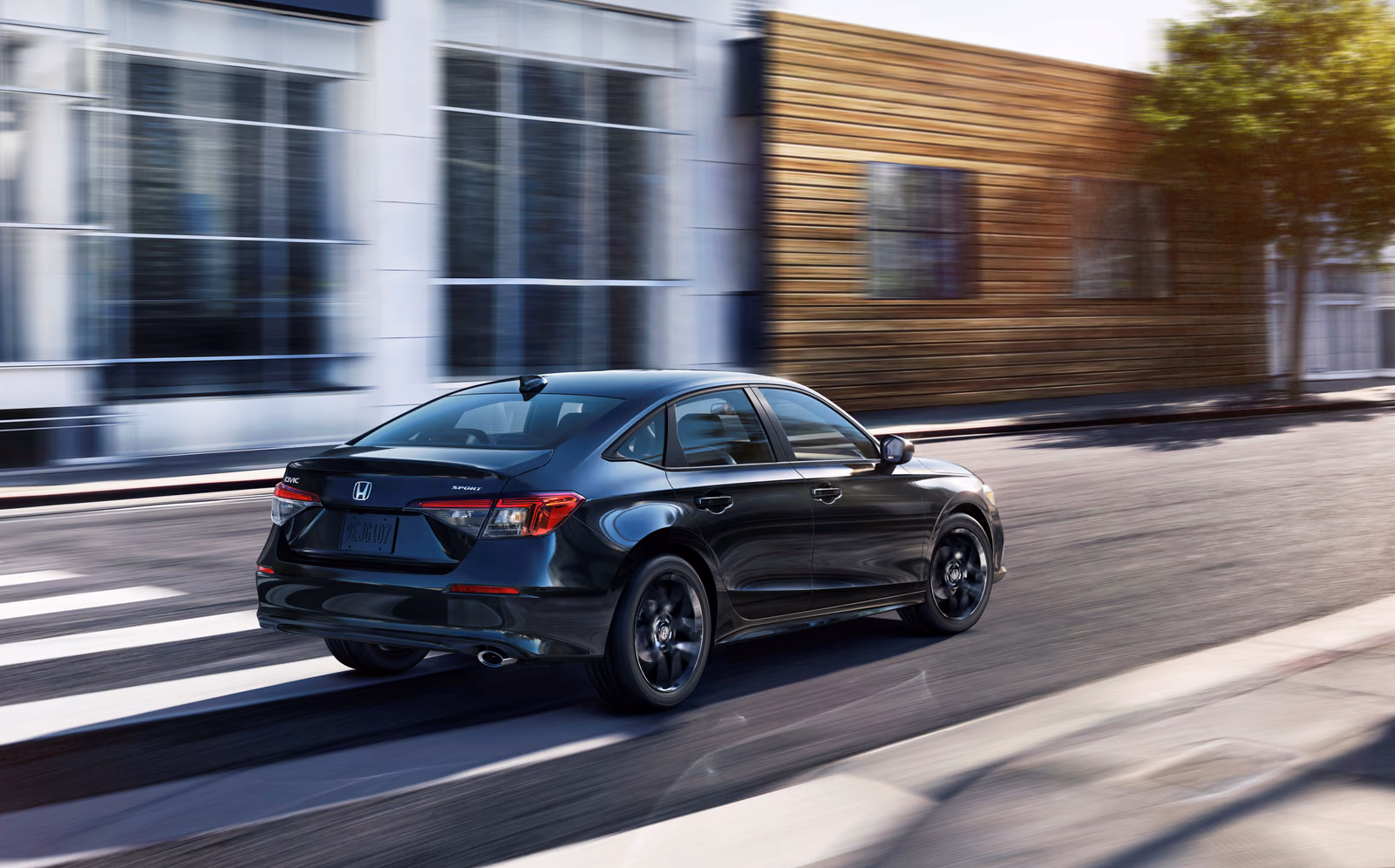 Honda Civic — на природе
