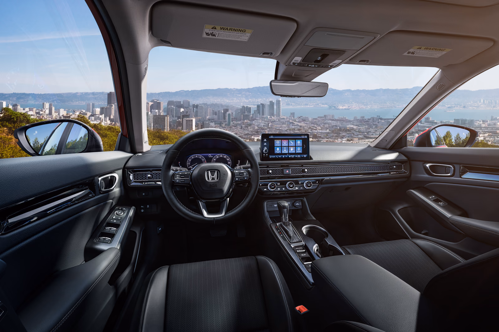 Honda Civic — передняя панель и руль