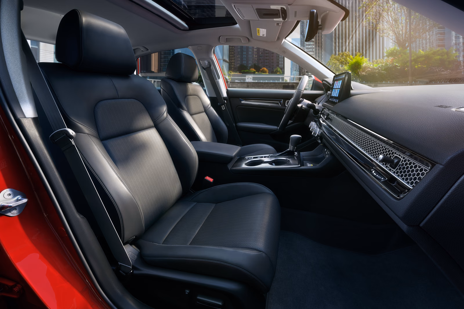 Honda Civic — задний ряд
