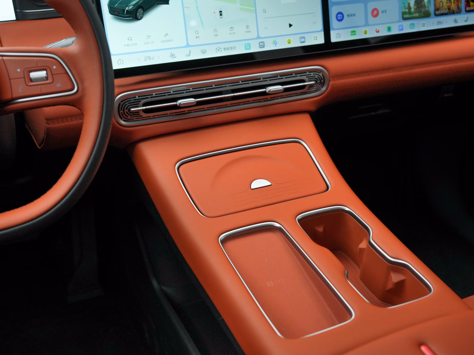 Hongqi HS6 PHEV — центральная консоль