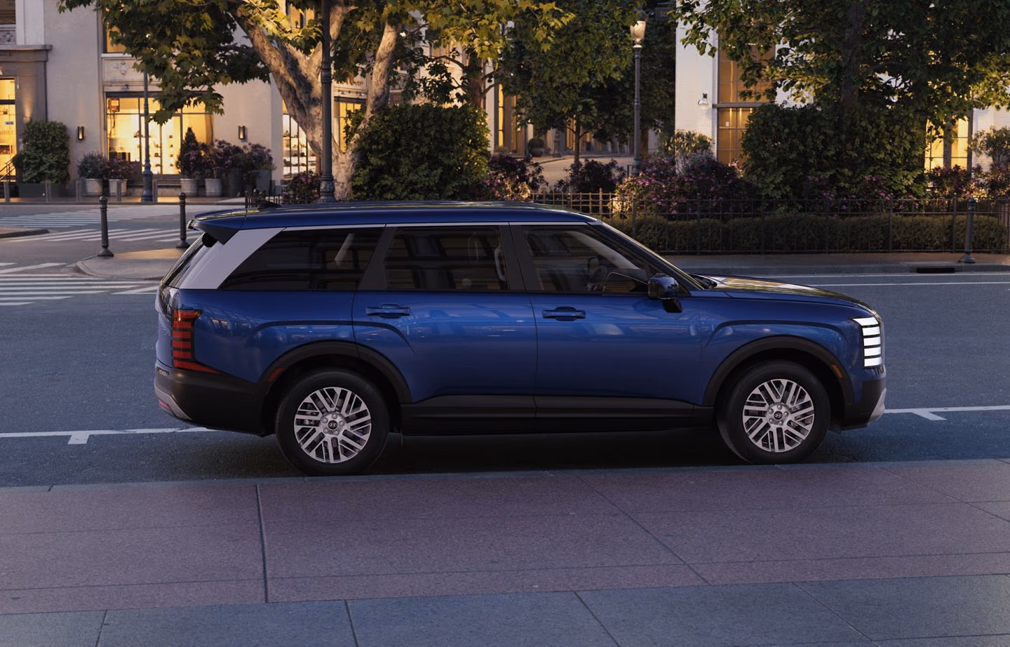 Hyundai Palisade в профиль