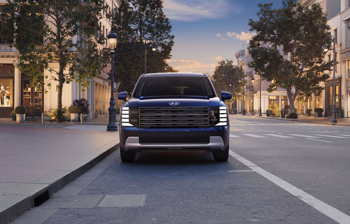 Hyundai Palisade, вид спереди