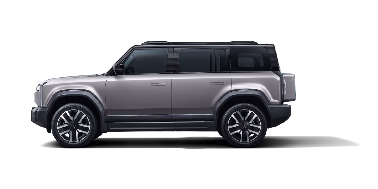 Jaecoo J6 / iCAR 03 — серый кузов в профиль