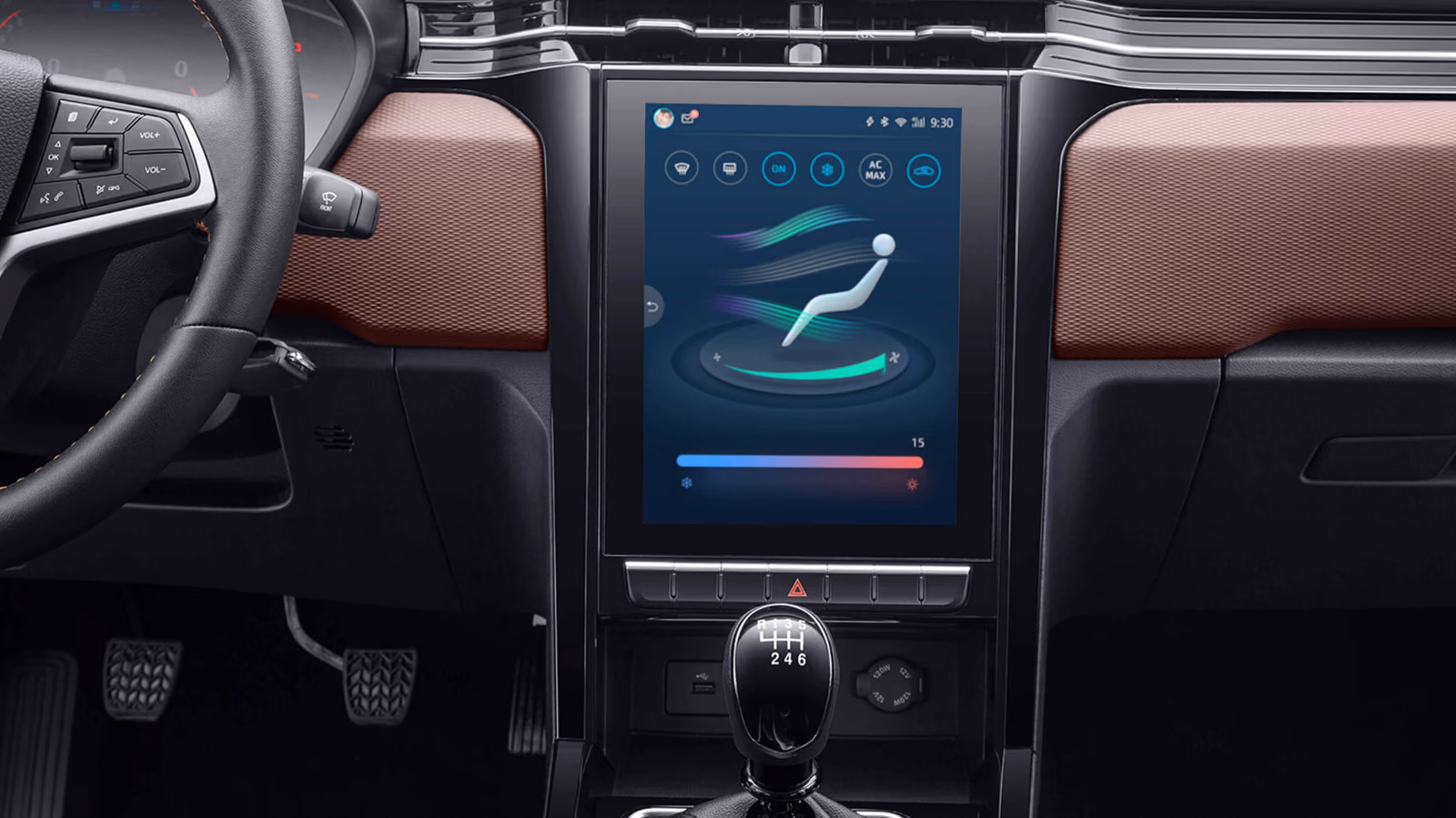 Центральный дисплей JAC T8 Pro