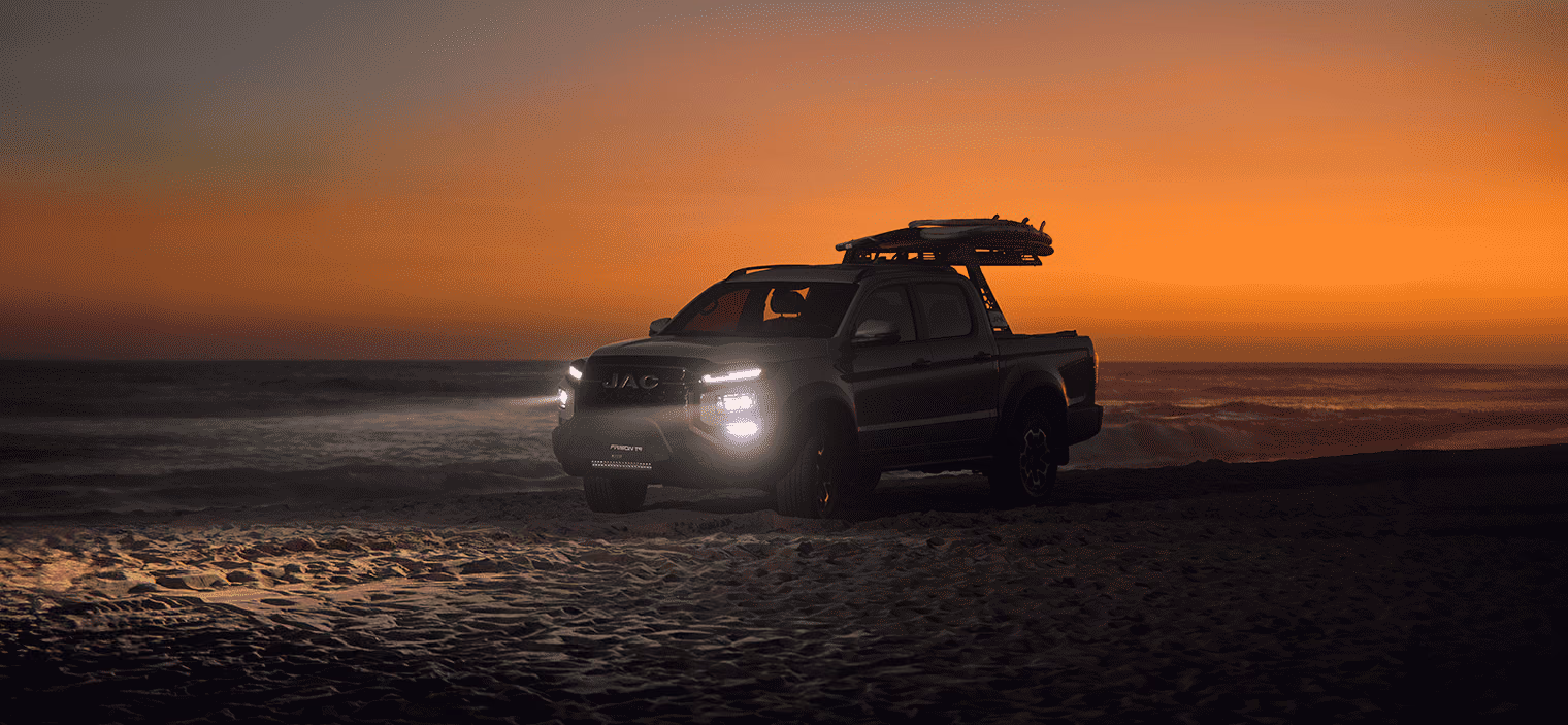 JAC T9 на берегу