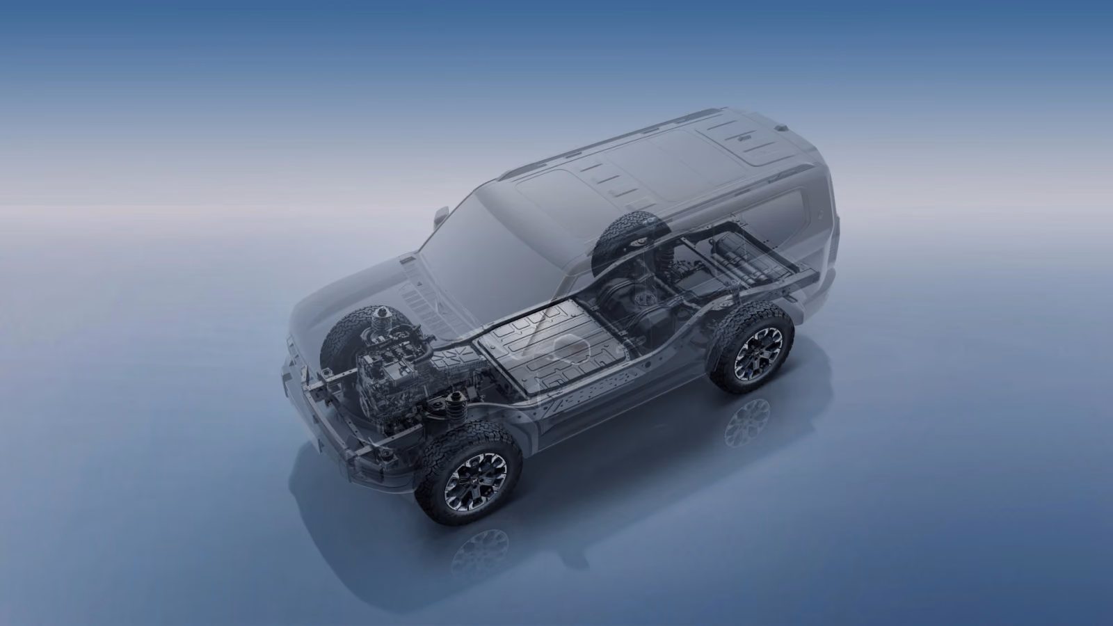 Силовая структура кузова Jetour G700