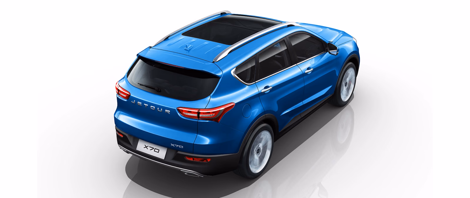 Jetour X70 сверху сзади