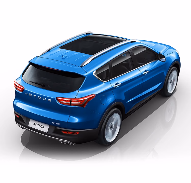 Jetour X70 сзади в три четверти
