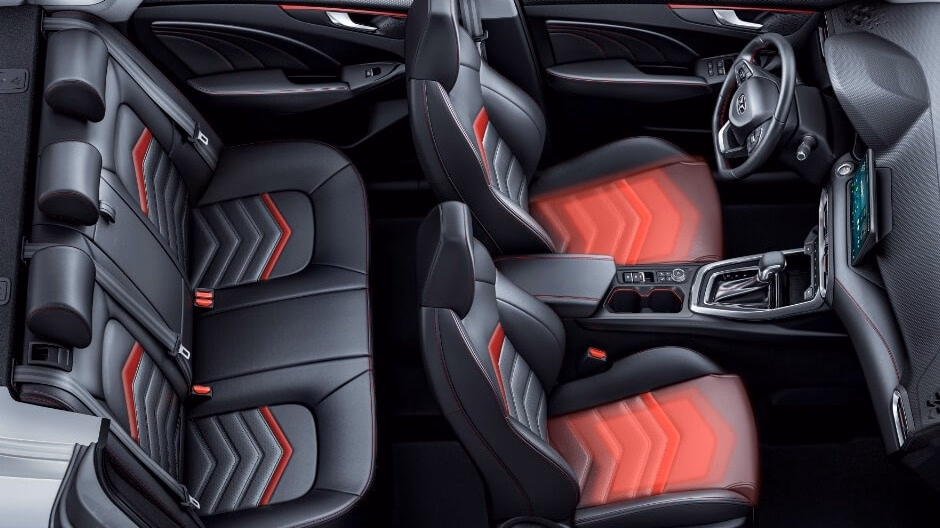 Спортивные передние кресла Kaiyi E5