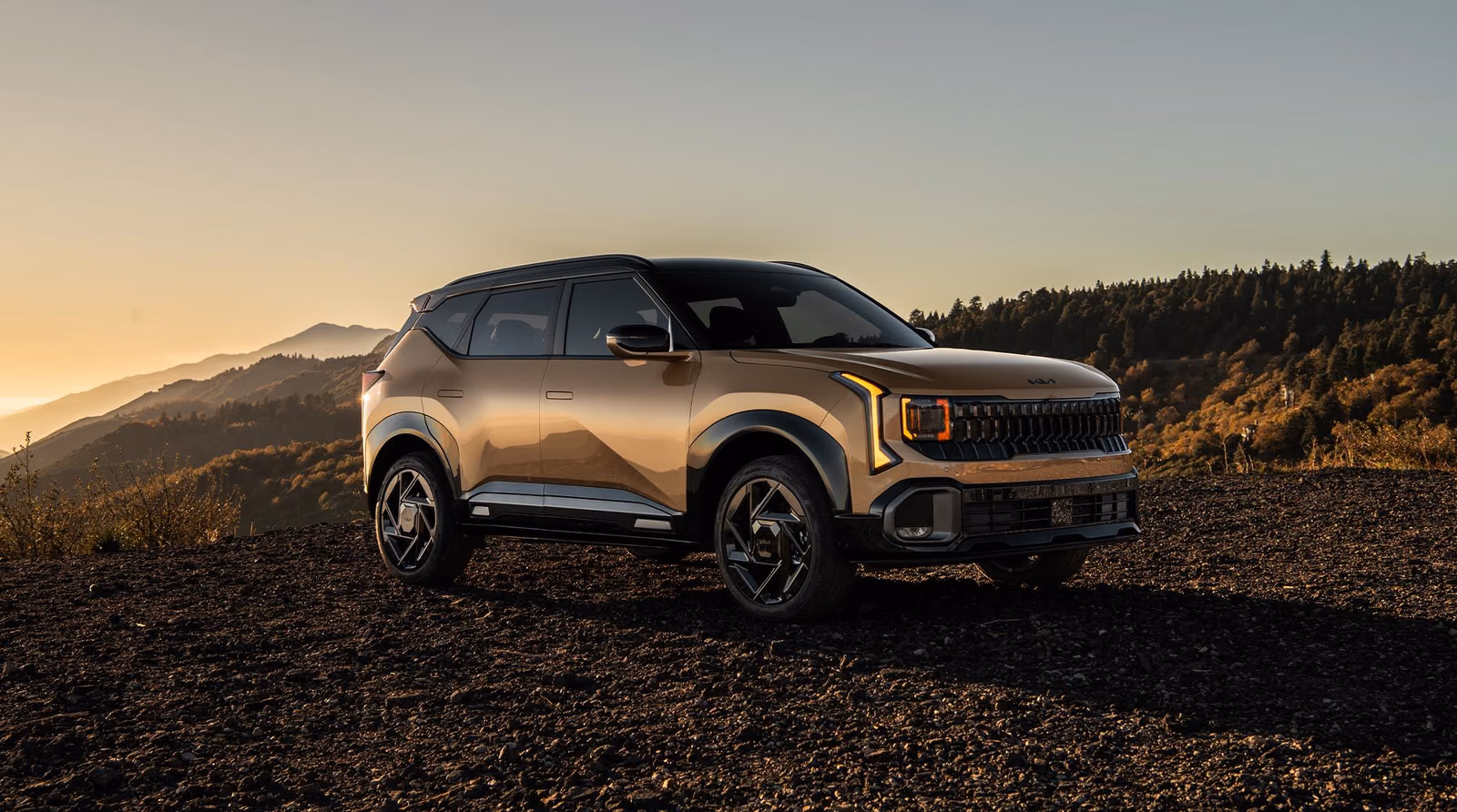 Kia Seltos на горном плато