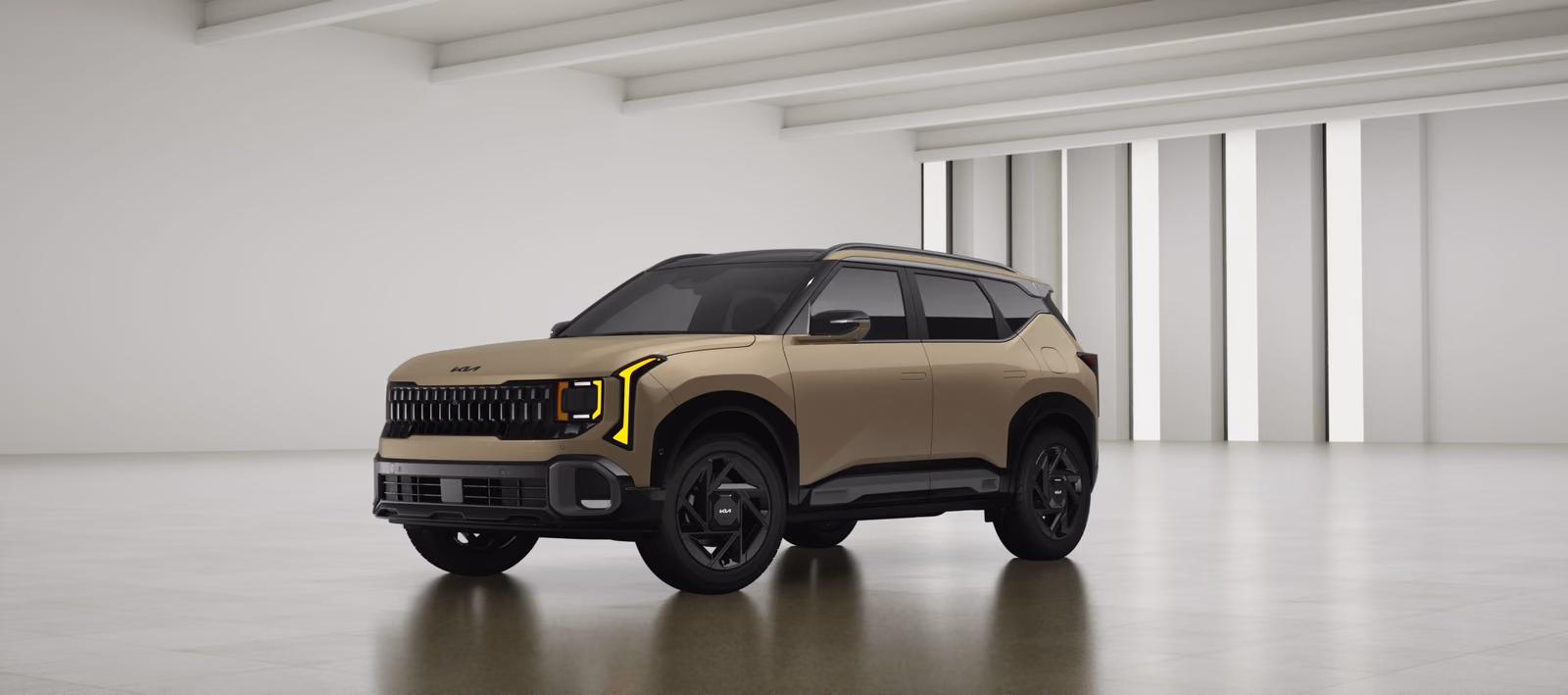 Kia Seltos спереди в три четверти