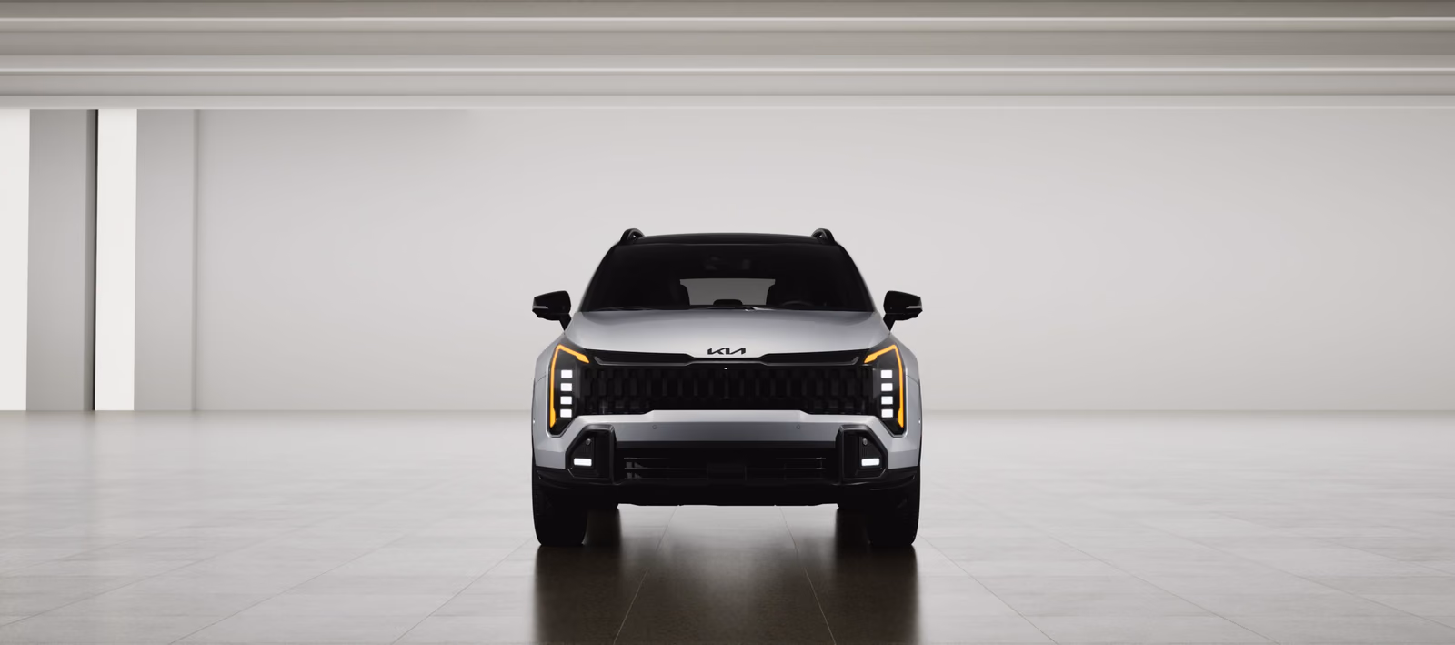 Kia Sportage, вид спереди, студия