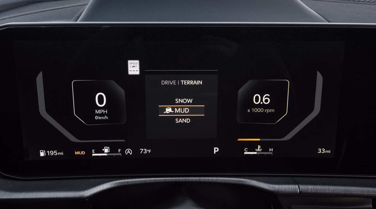 Приборная панель Kia Sportage в движении