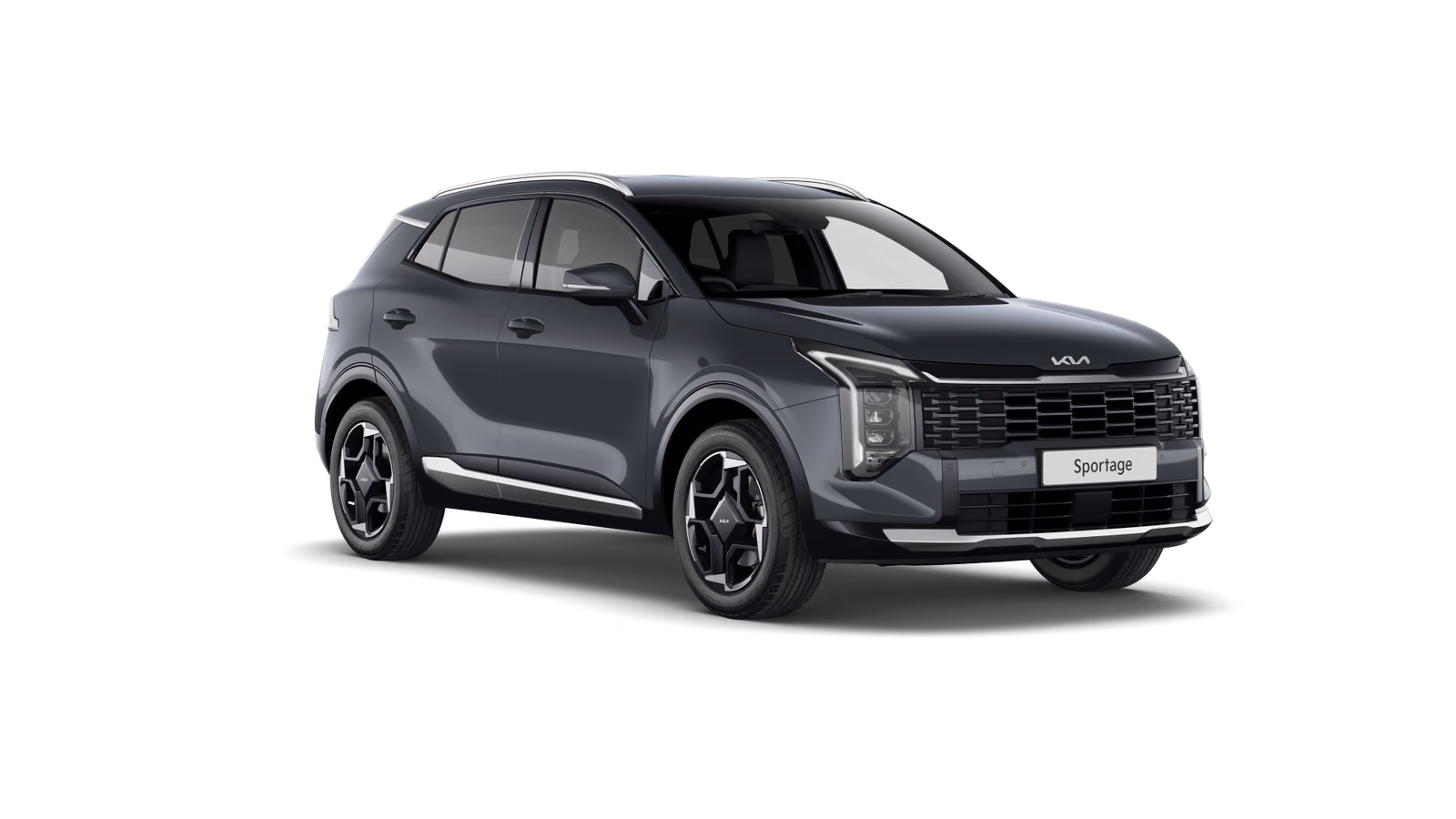 Тёмная Kia Sportage в студии