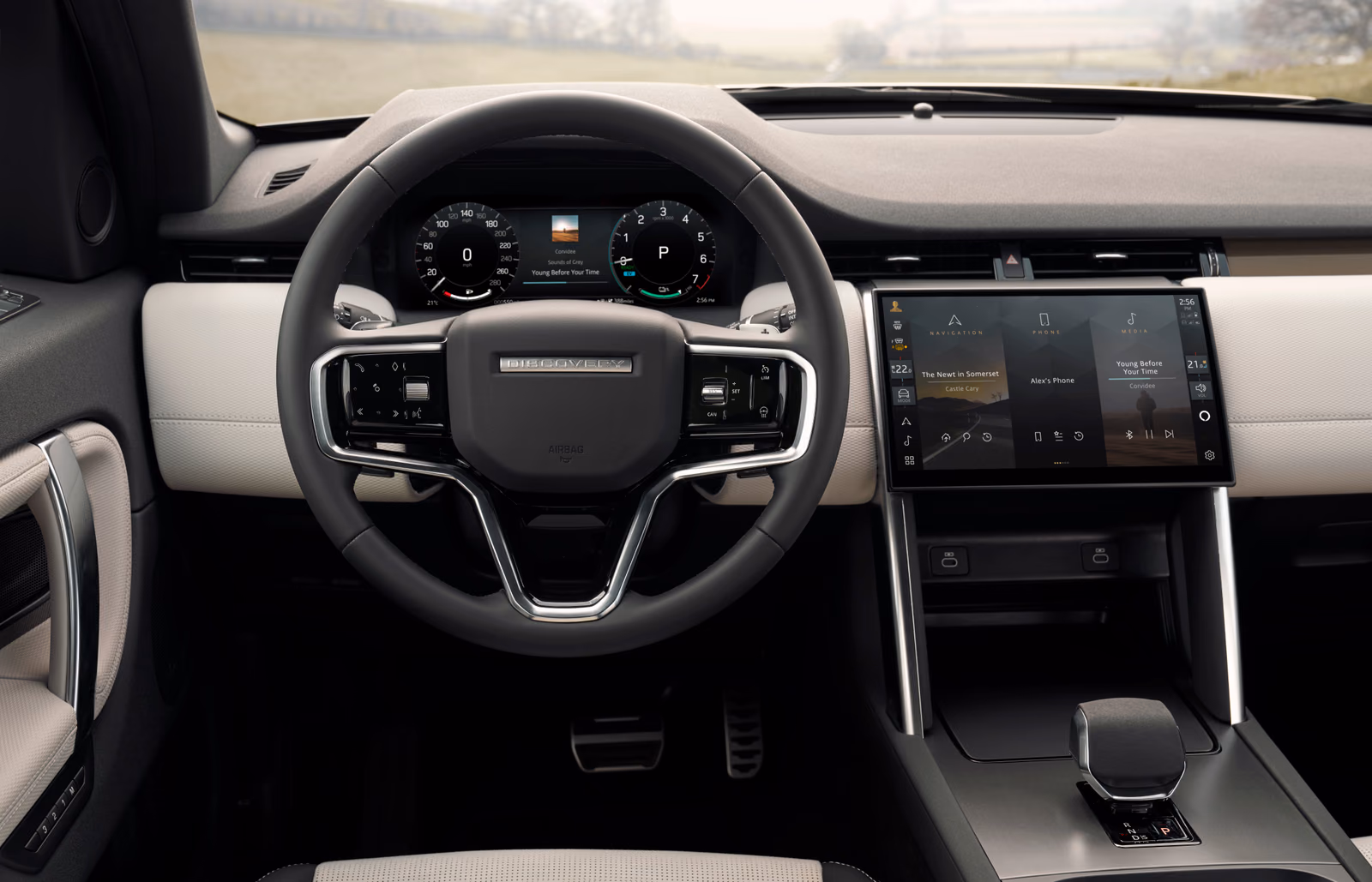 Руль и передняя панель Land Rover Discovery Sport