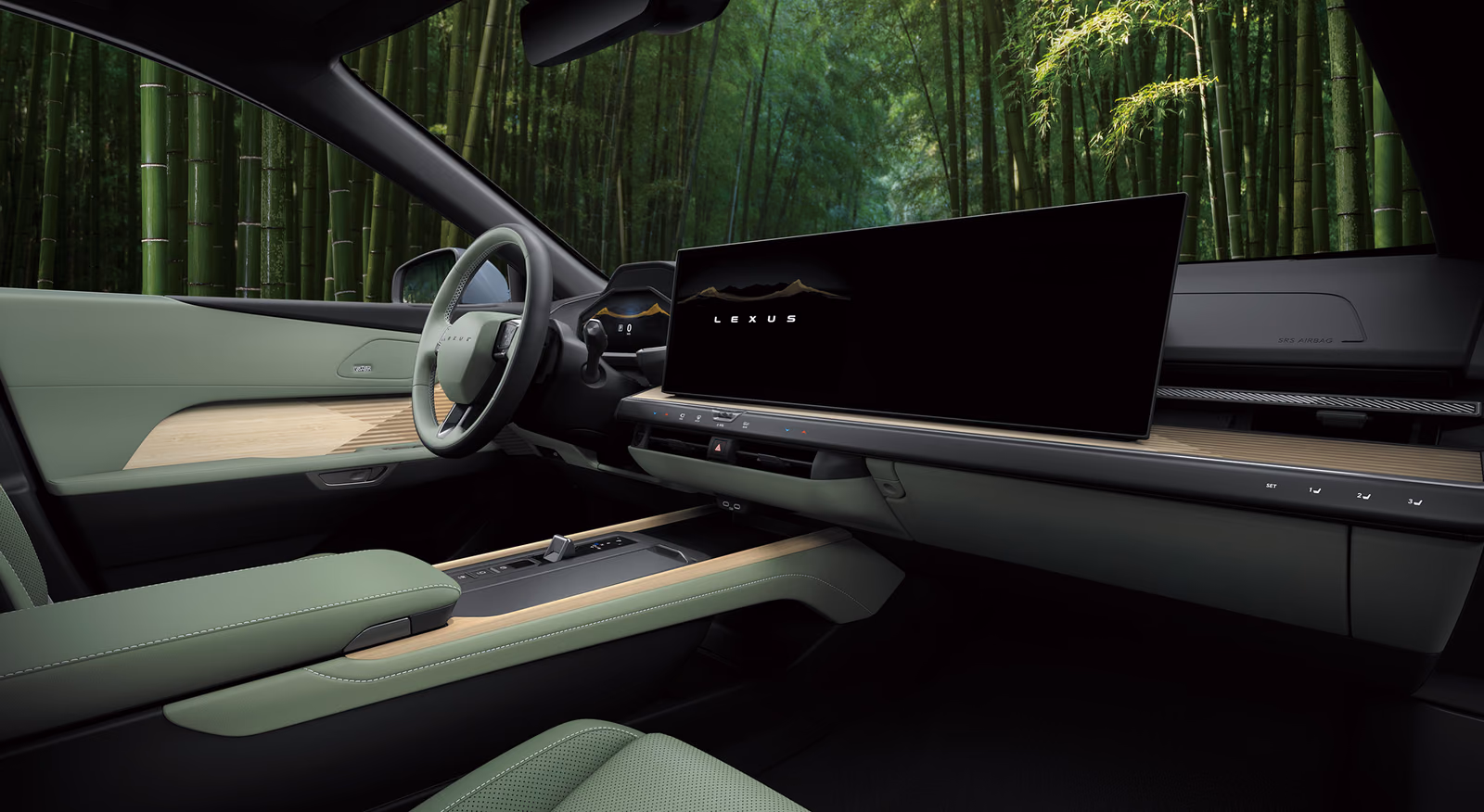 Передняя панель нового Lexus ES