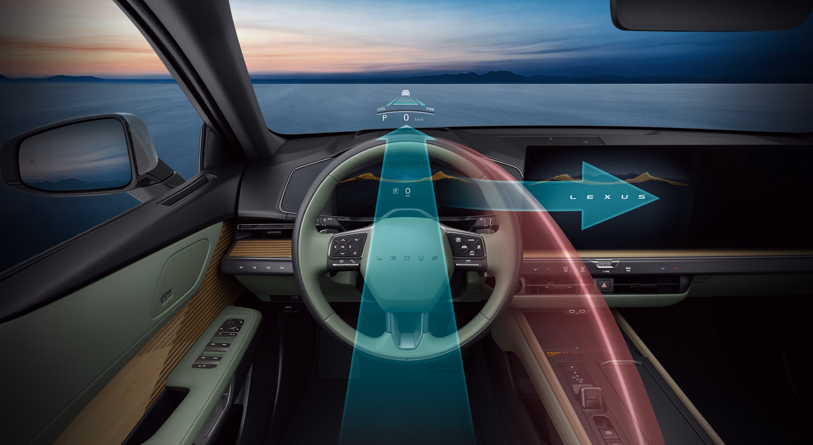 Водительские ассистенты Lexus ES