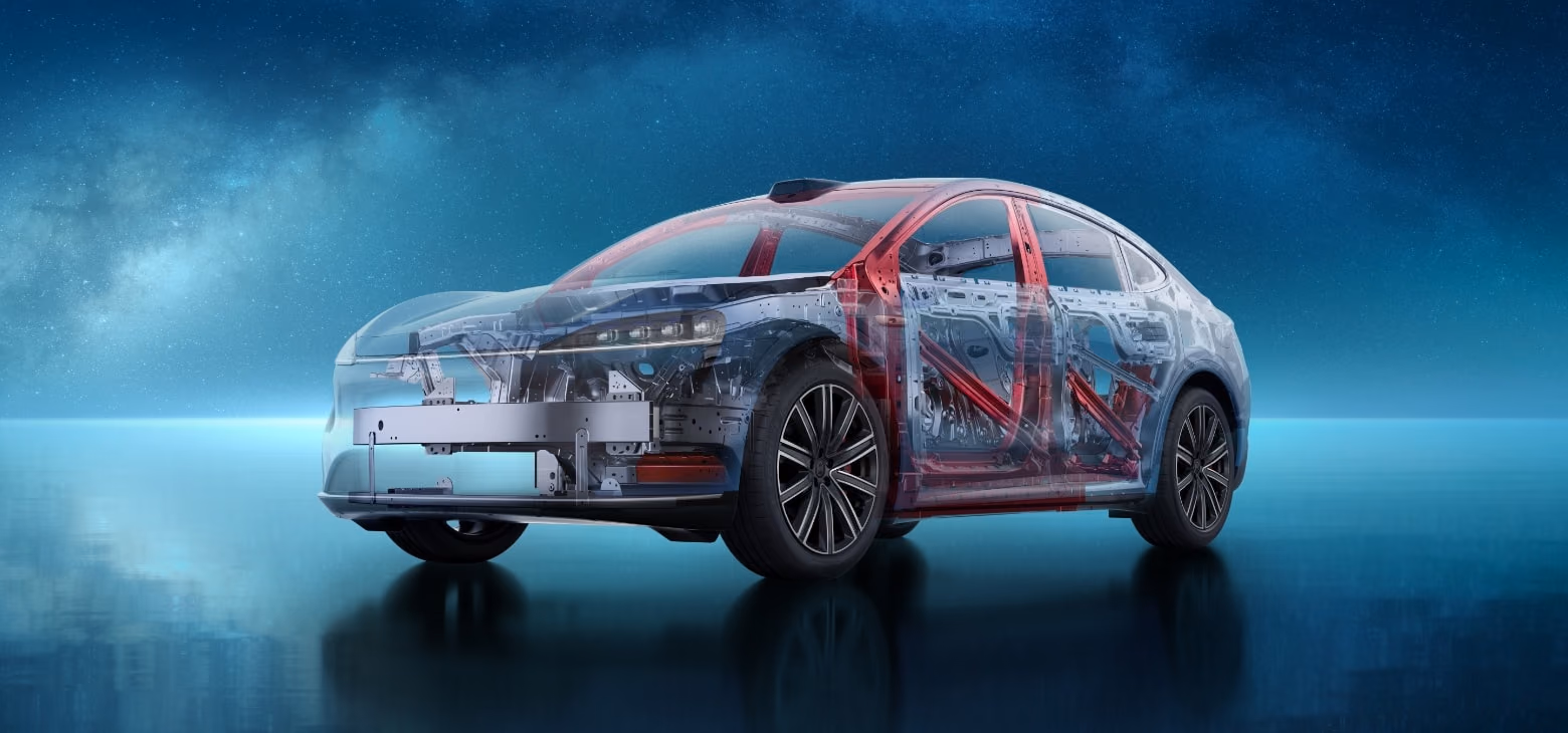 Силовой каркас кузова Luxeed R7