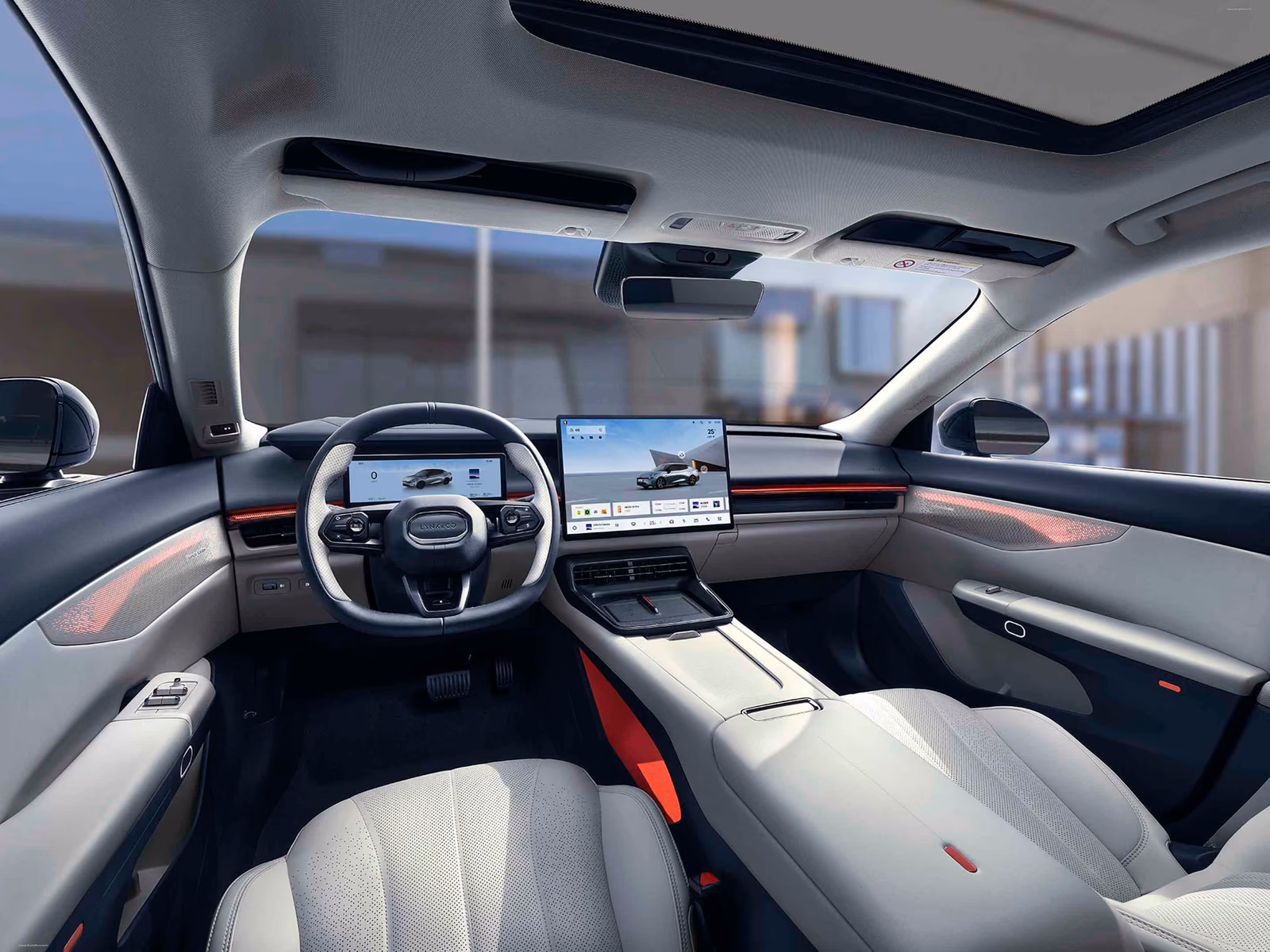 Передняя панель Lynk & Co 07 EM-P