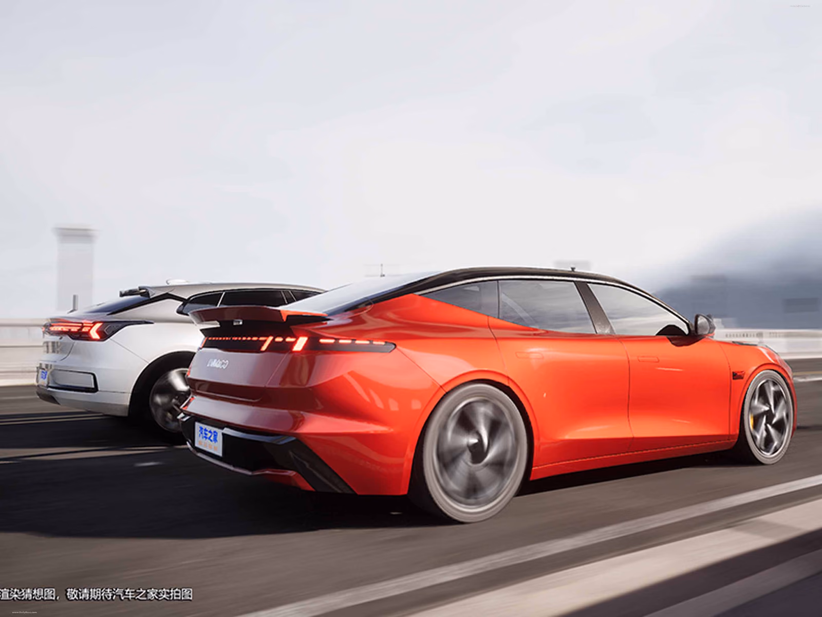 Lynk & Co Z10, задняя часть