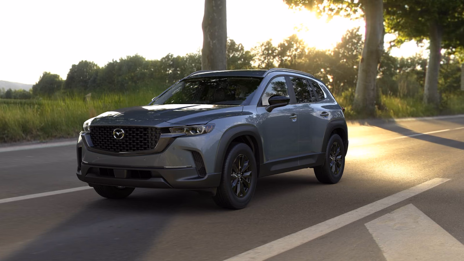 Mazda CX-50 спереди в три четверти
