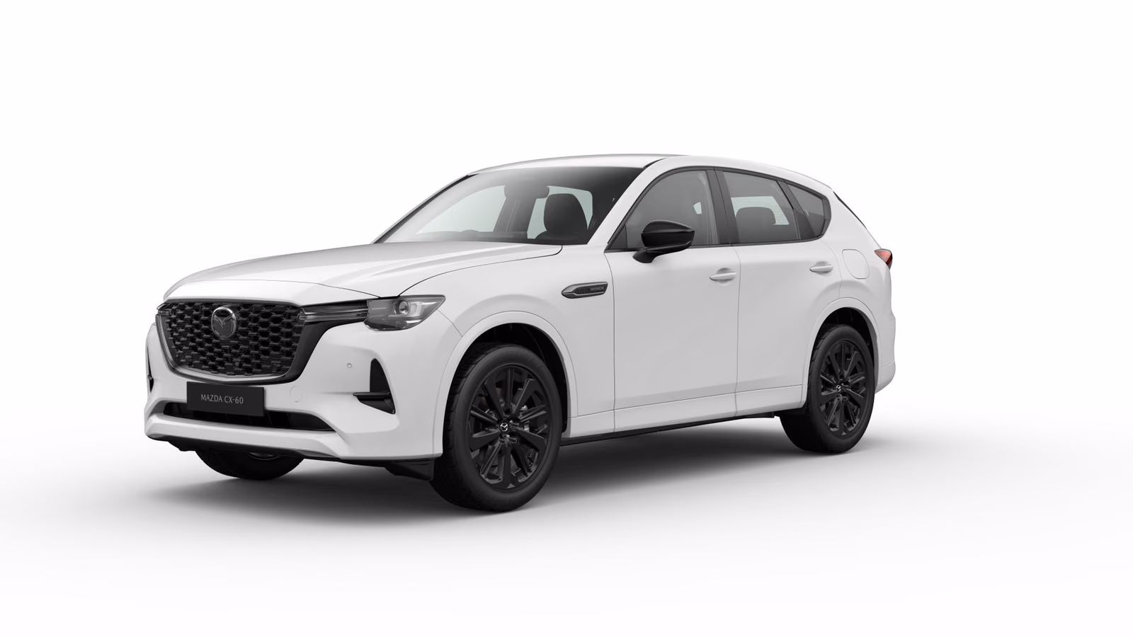 Mazda CX-60 в студии, вид спереди в три четверти