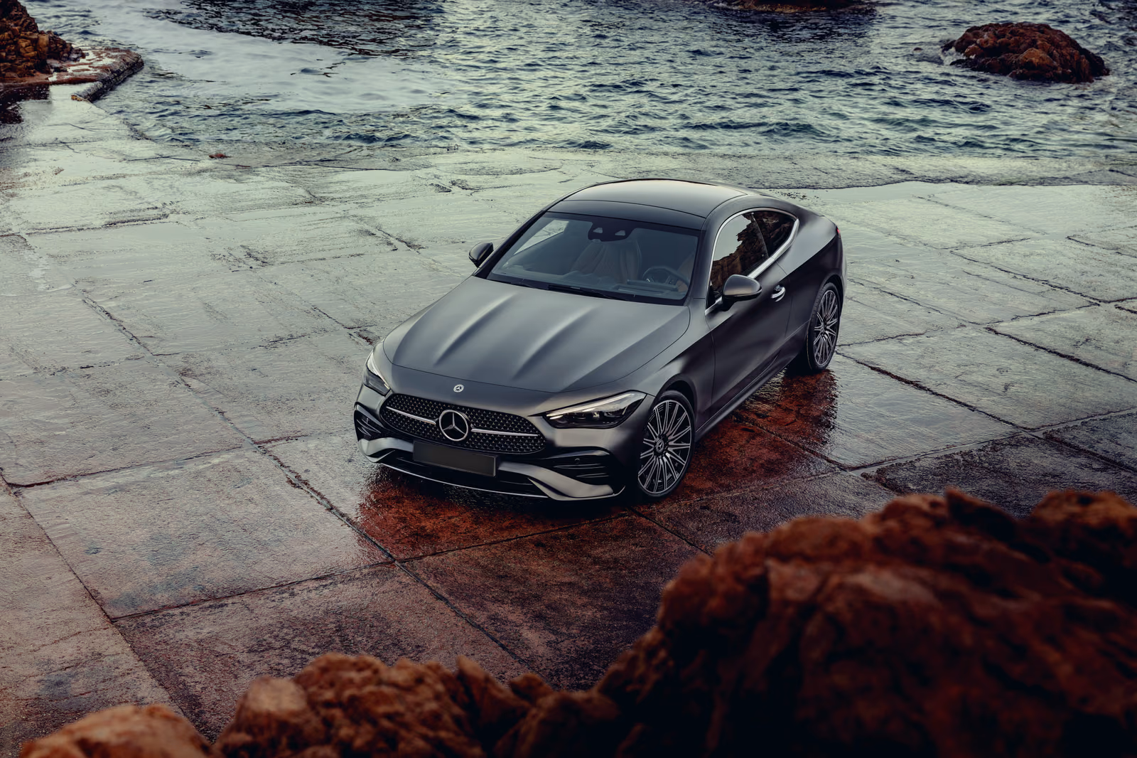 Mercedes-Benz CLE Coupe C236 — вид сверху в три четверти