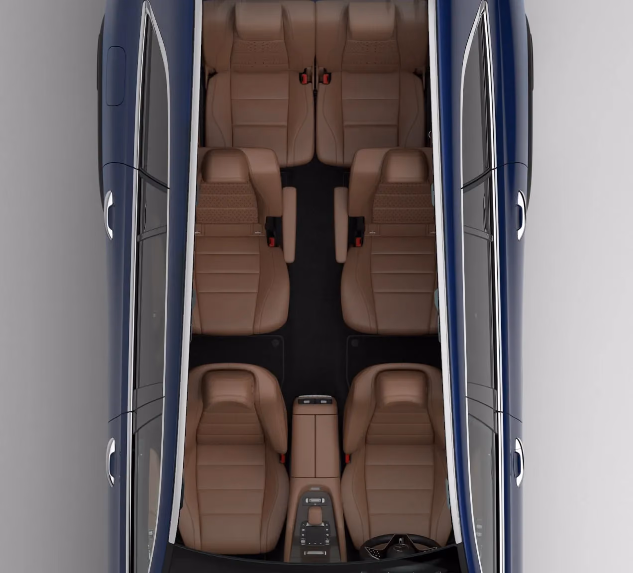 Компоновка салона Mercedes-Benz GLS