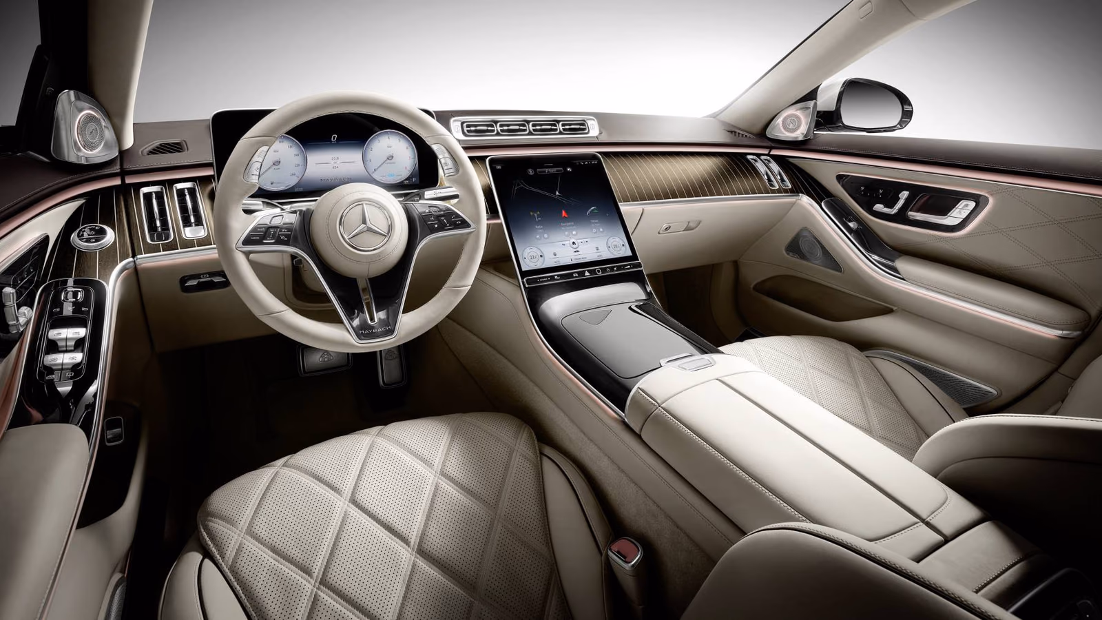 Водительское место Mercedes-Maybach S-Class Z223