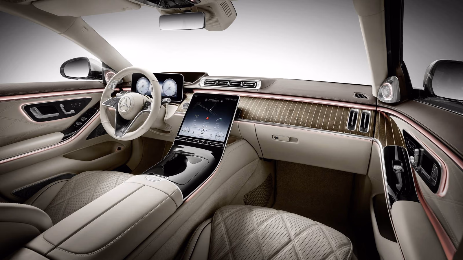 Передний салон Mercedes-Maybach S-Class Z223