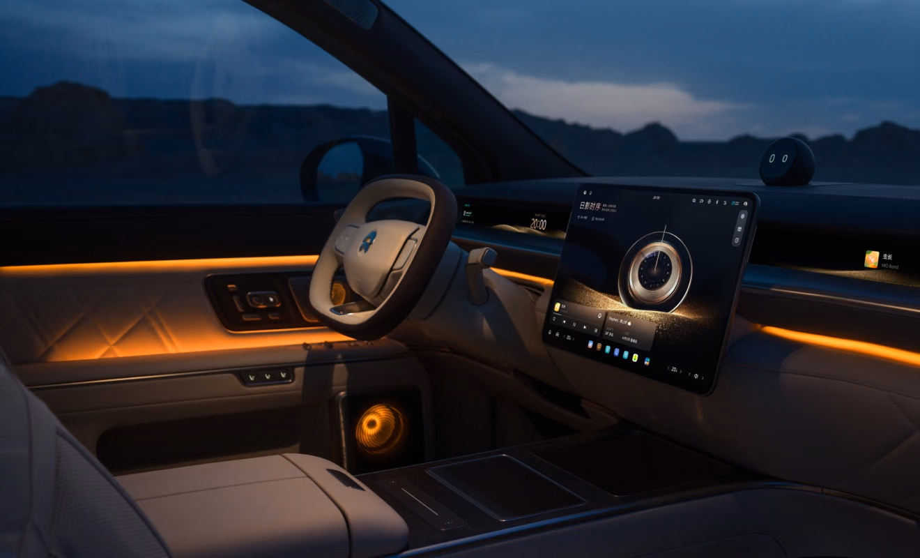 Nio ES9 — передняя панель и руль