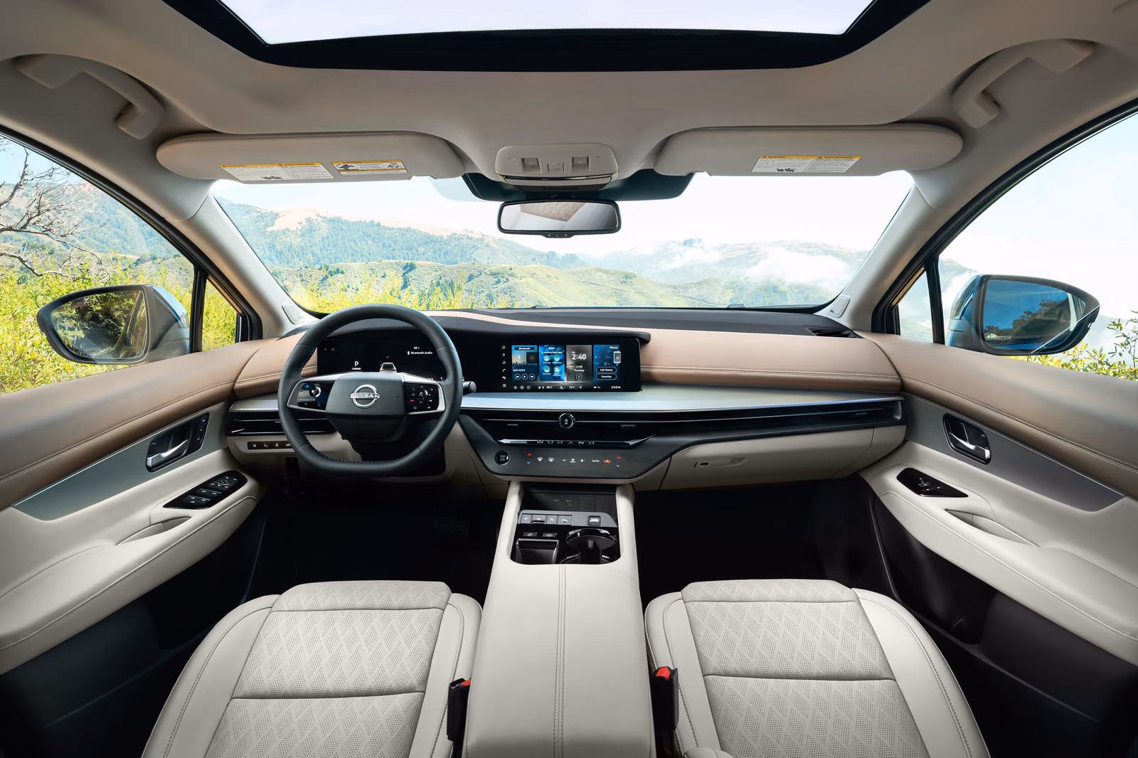 Nissan Murano — передняя панель и руль
