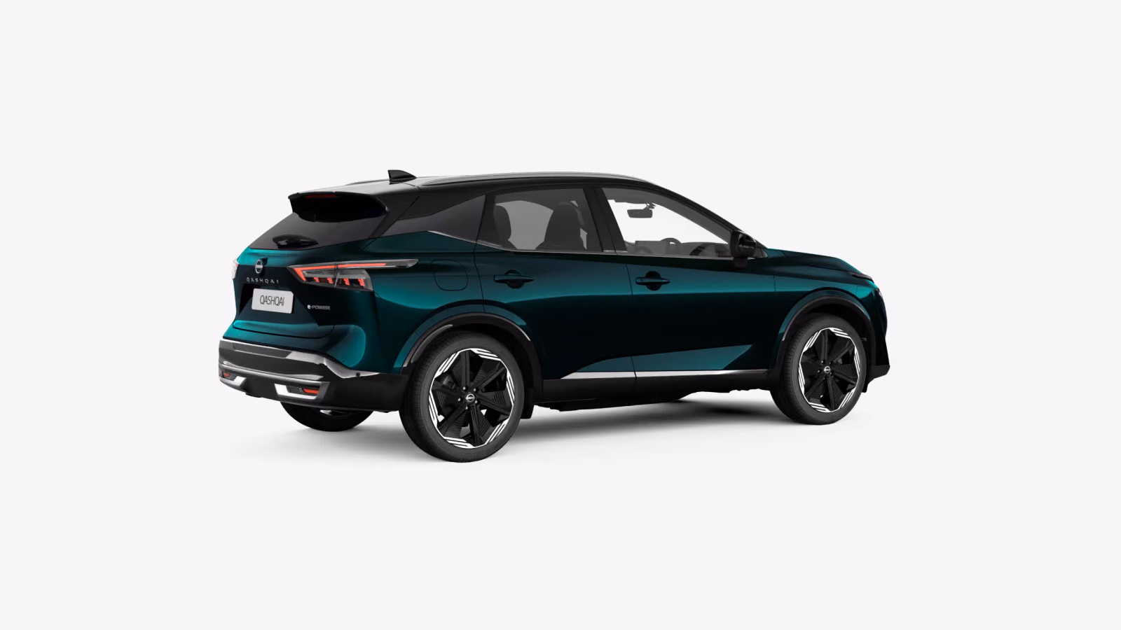 Nissan Qashqai, вид сзади в три четверти