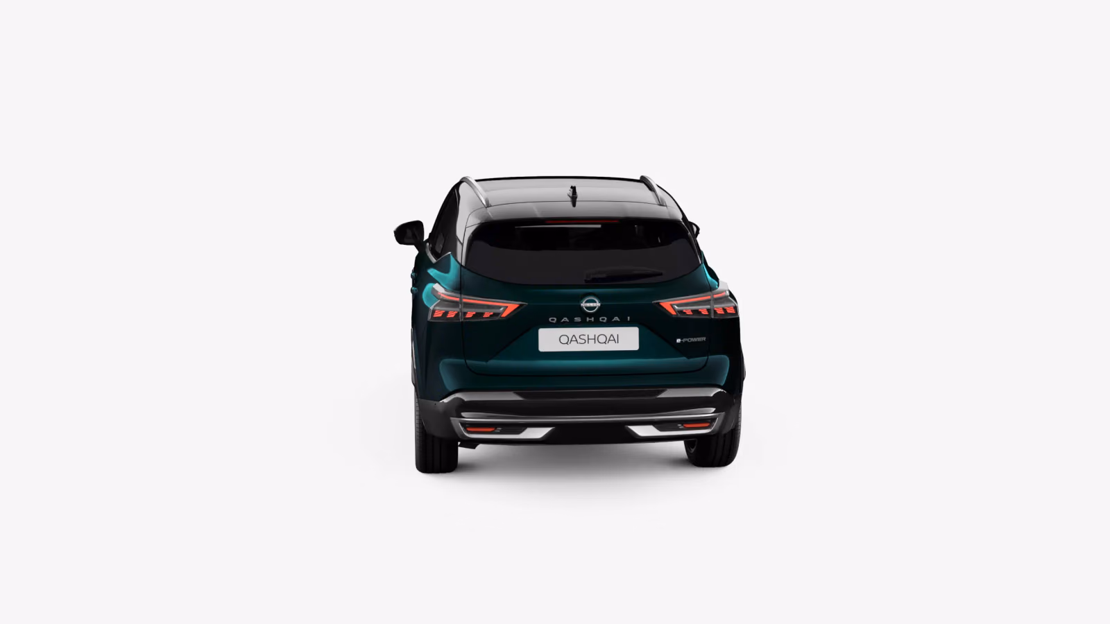 Nissan Qashqai, задняя часть по центру